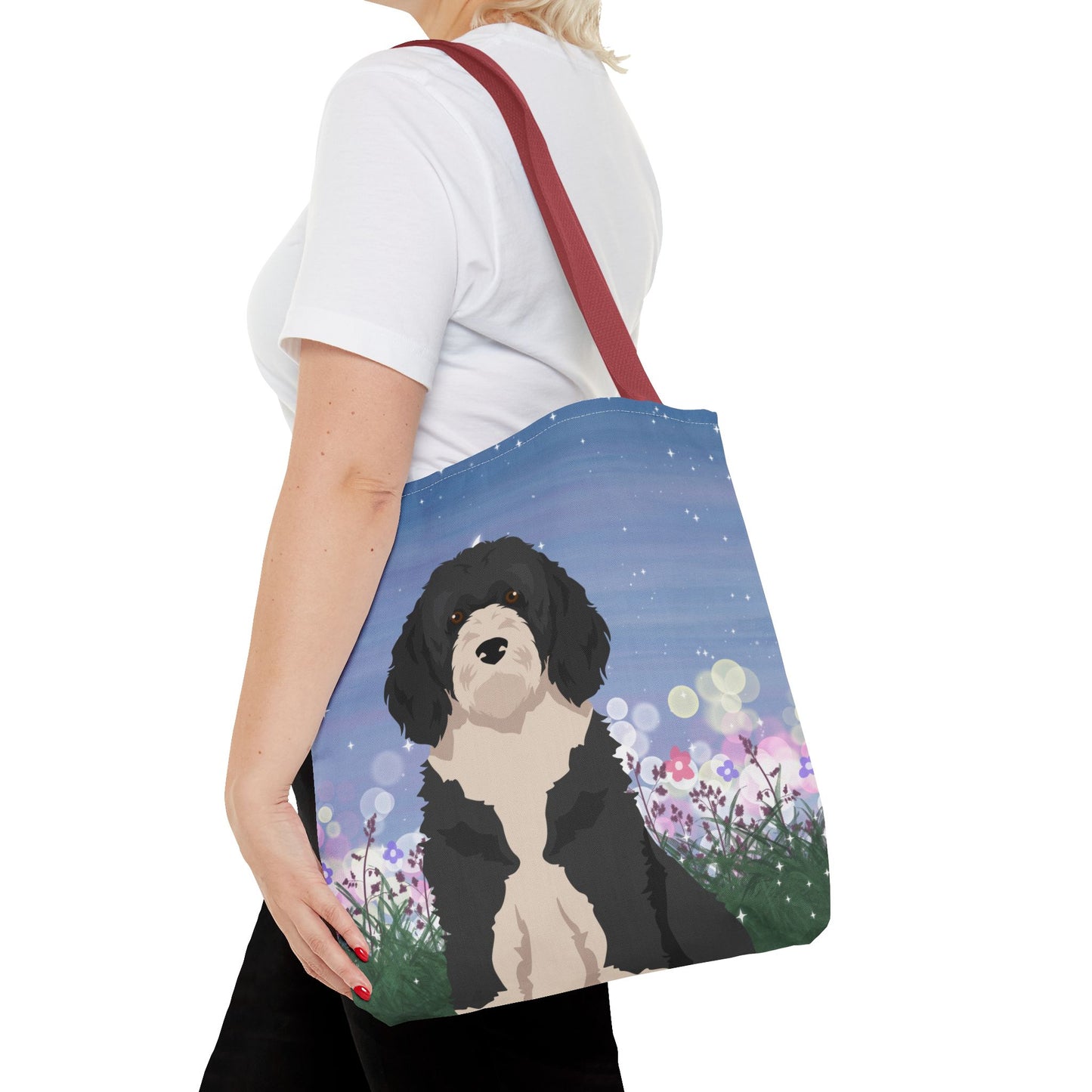Portuguese Water Dog Dog Tote Bag 16x16