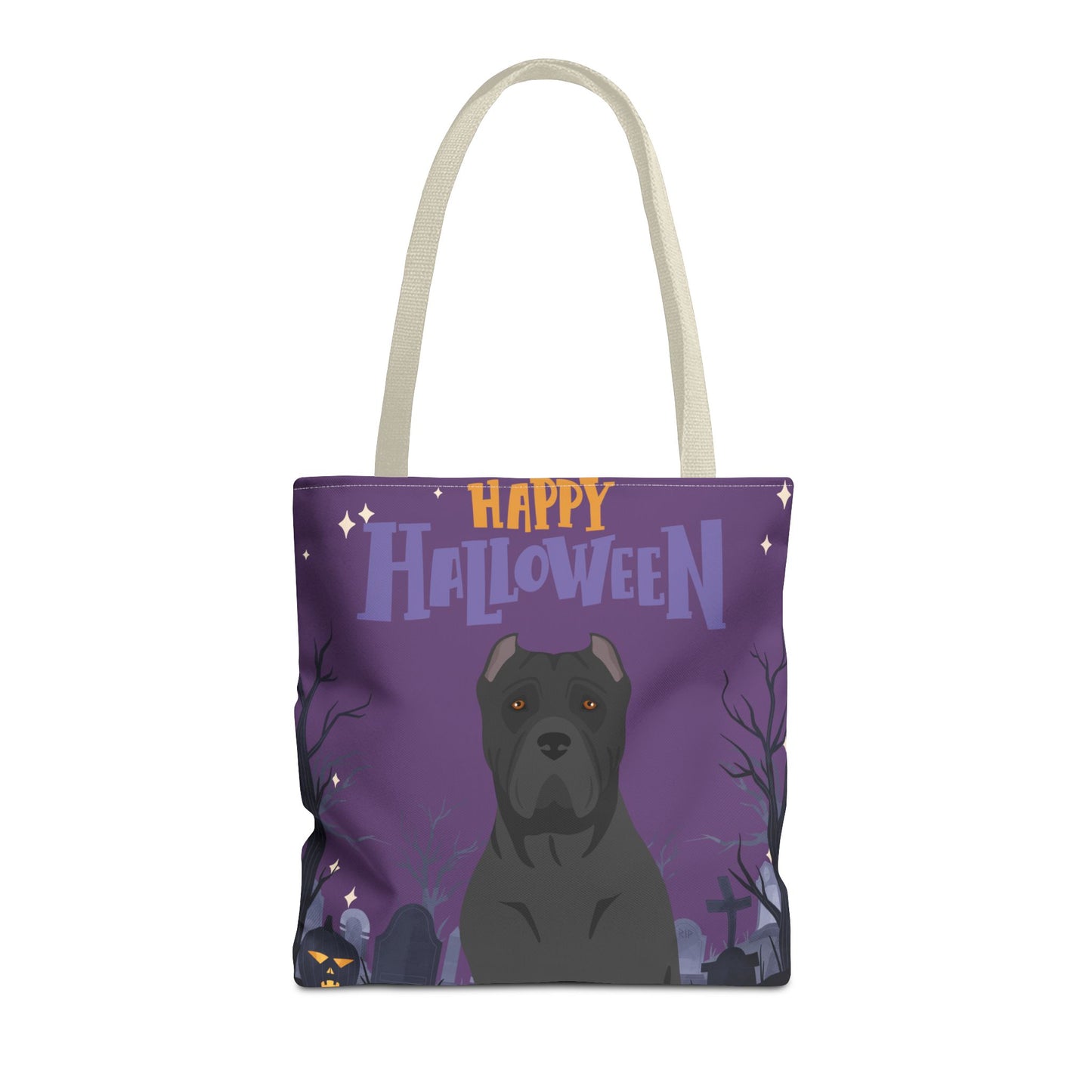 Cane Corso Dog Happy Halloween Tote Bag 16x16