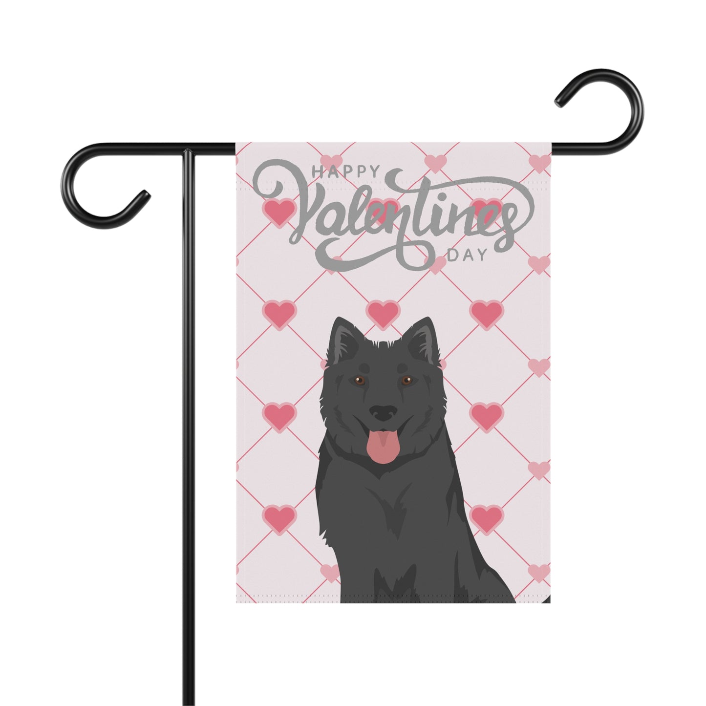 Kintamani Bali Dog Valentines Day Garden Flag