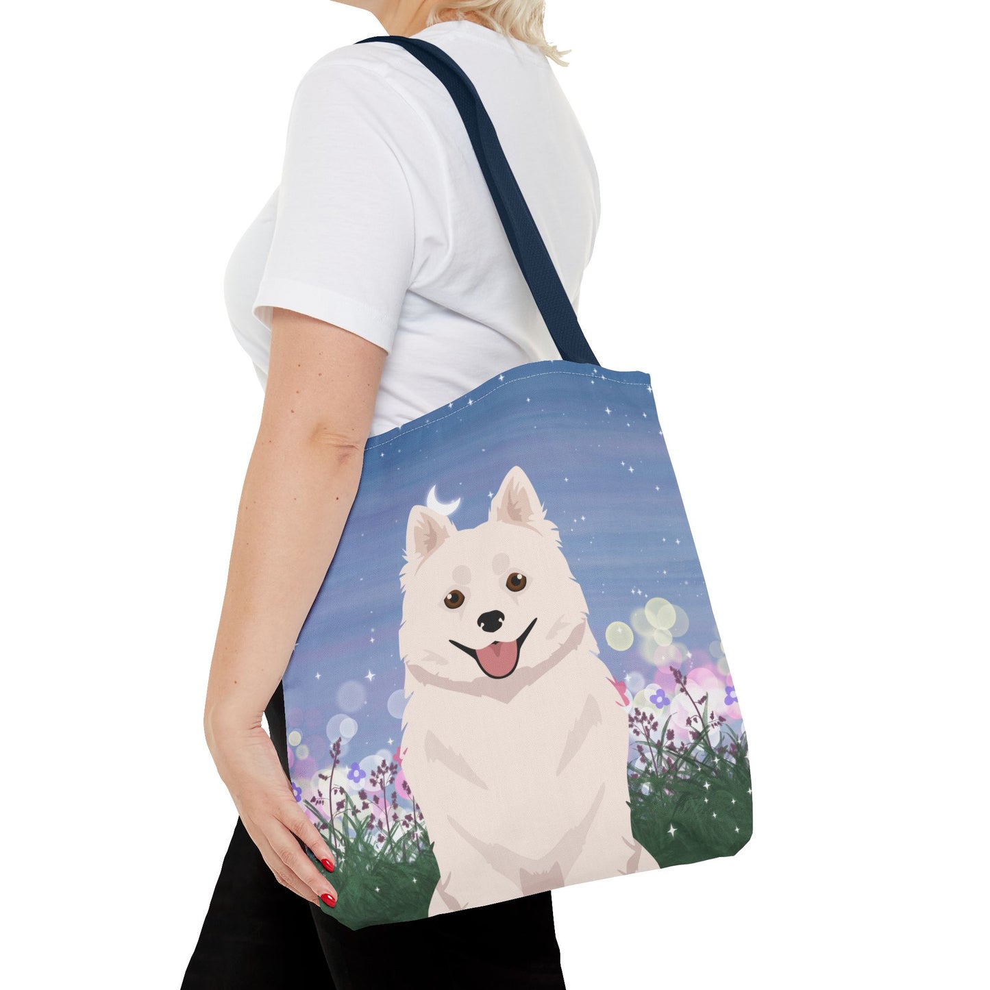 American Eskimo Dog Dog Tote Bag 16x16