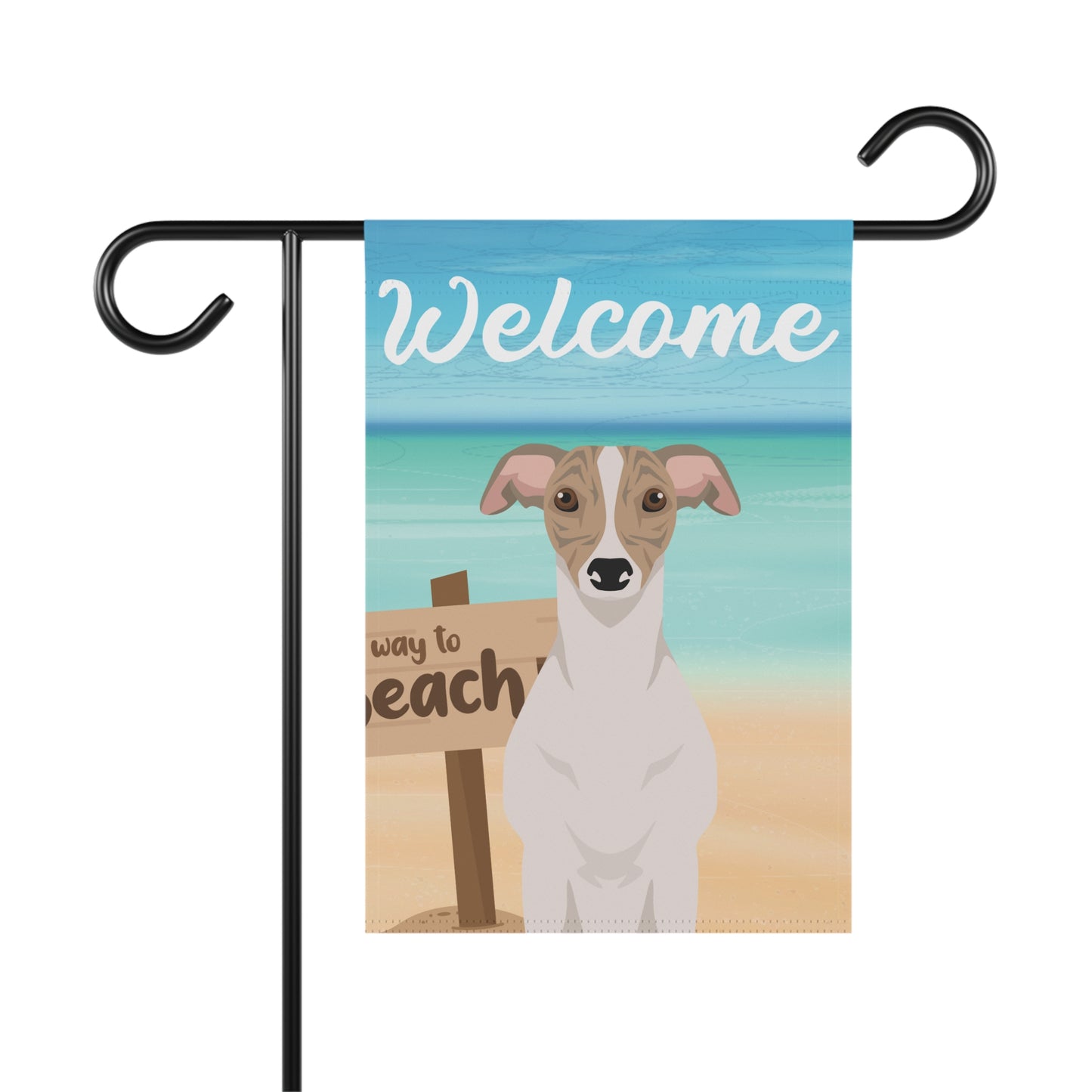 Whippet Dog Garden Flag