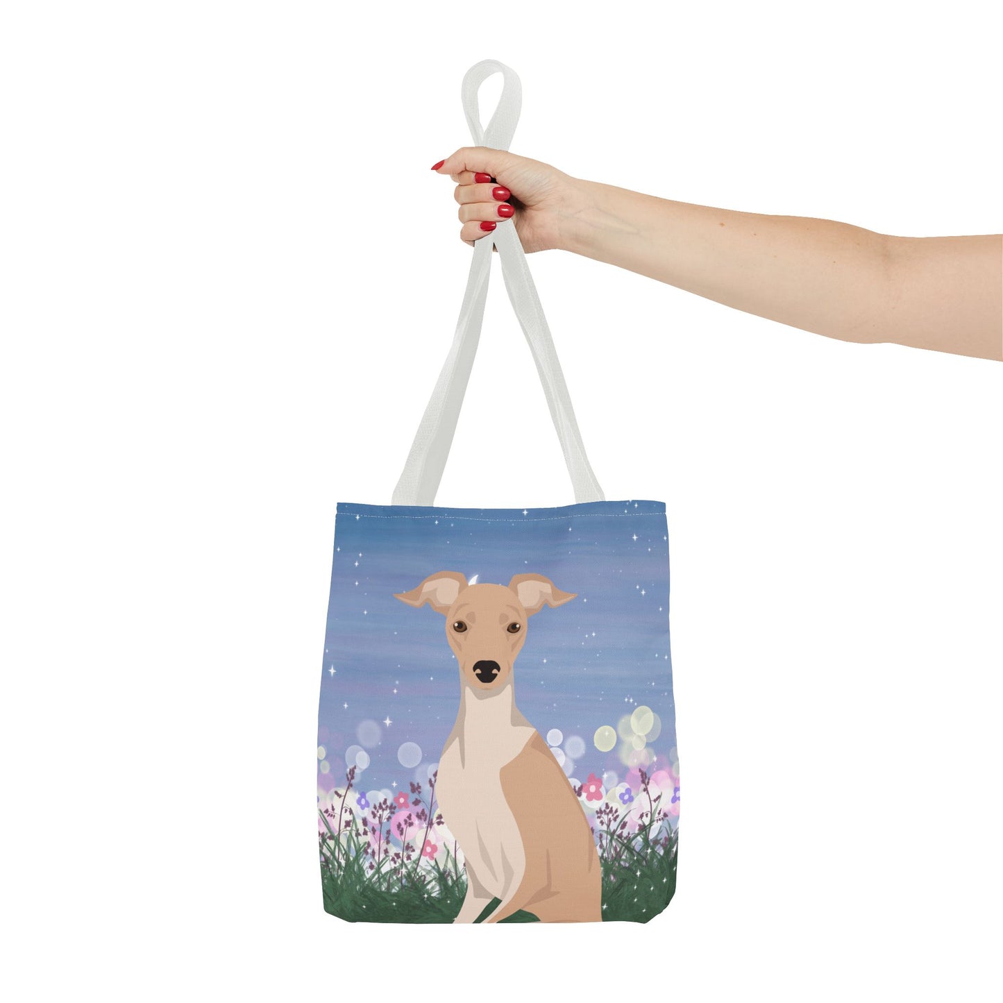 Italian Greyhound Dog Tote Bag 13x13