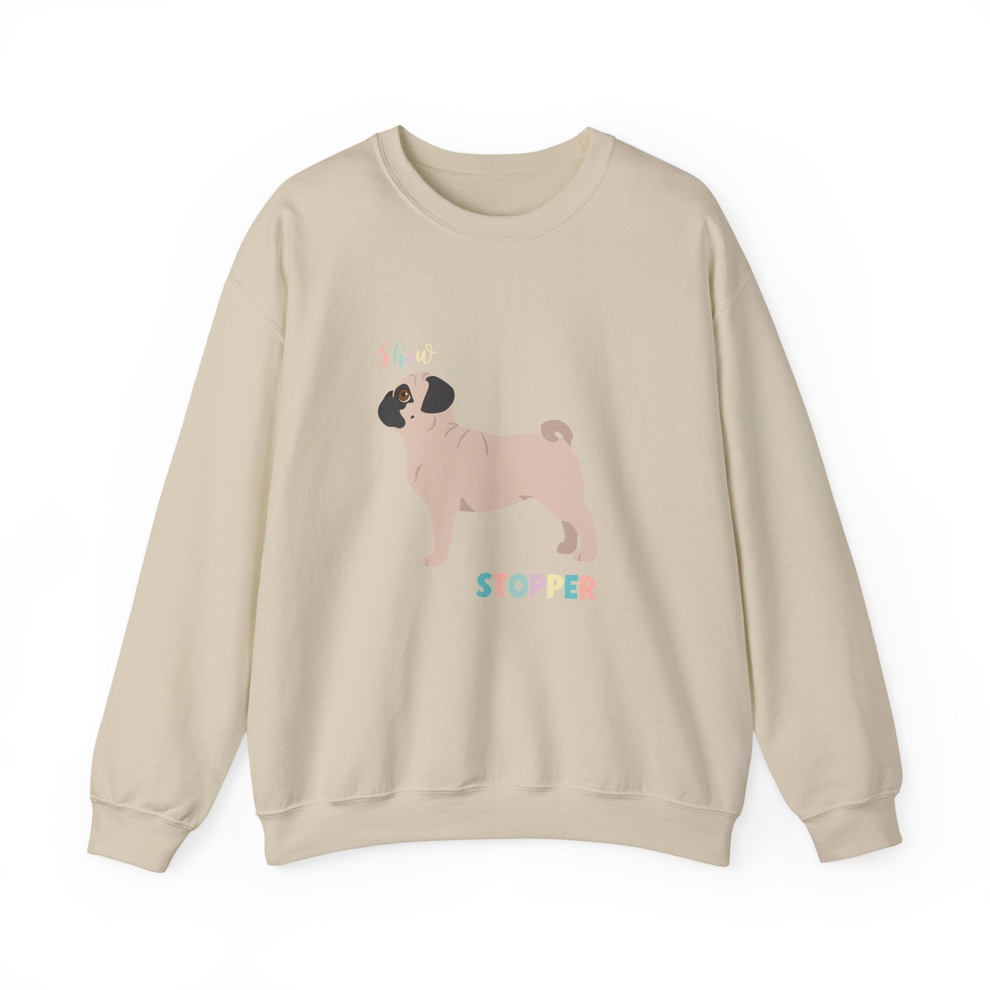 Pug Dog Unisex Heavy Blend Crewneck Sweatshirt