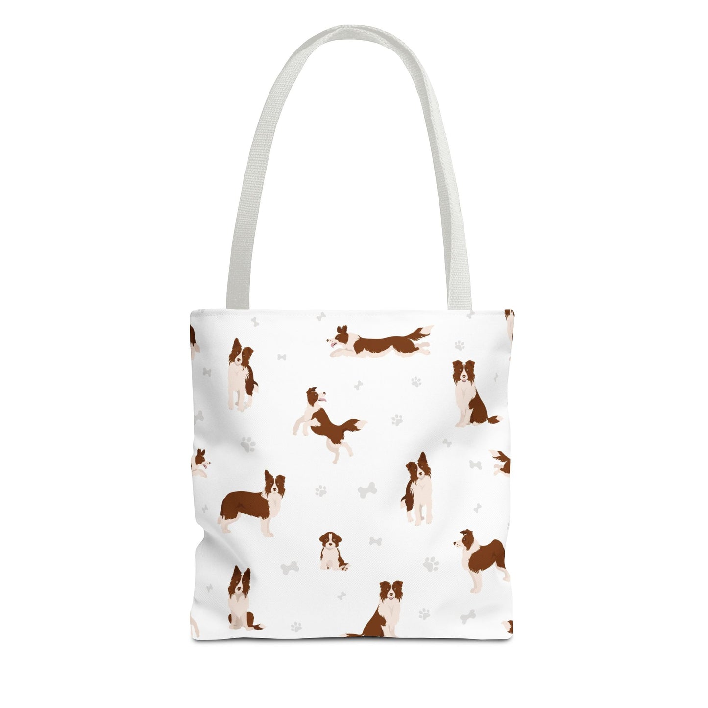 Border Collie Dog Tote Bag, Akita Dog Mom Gift