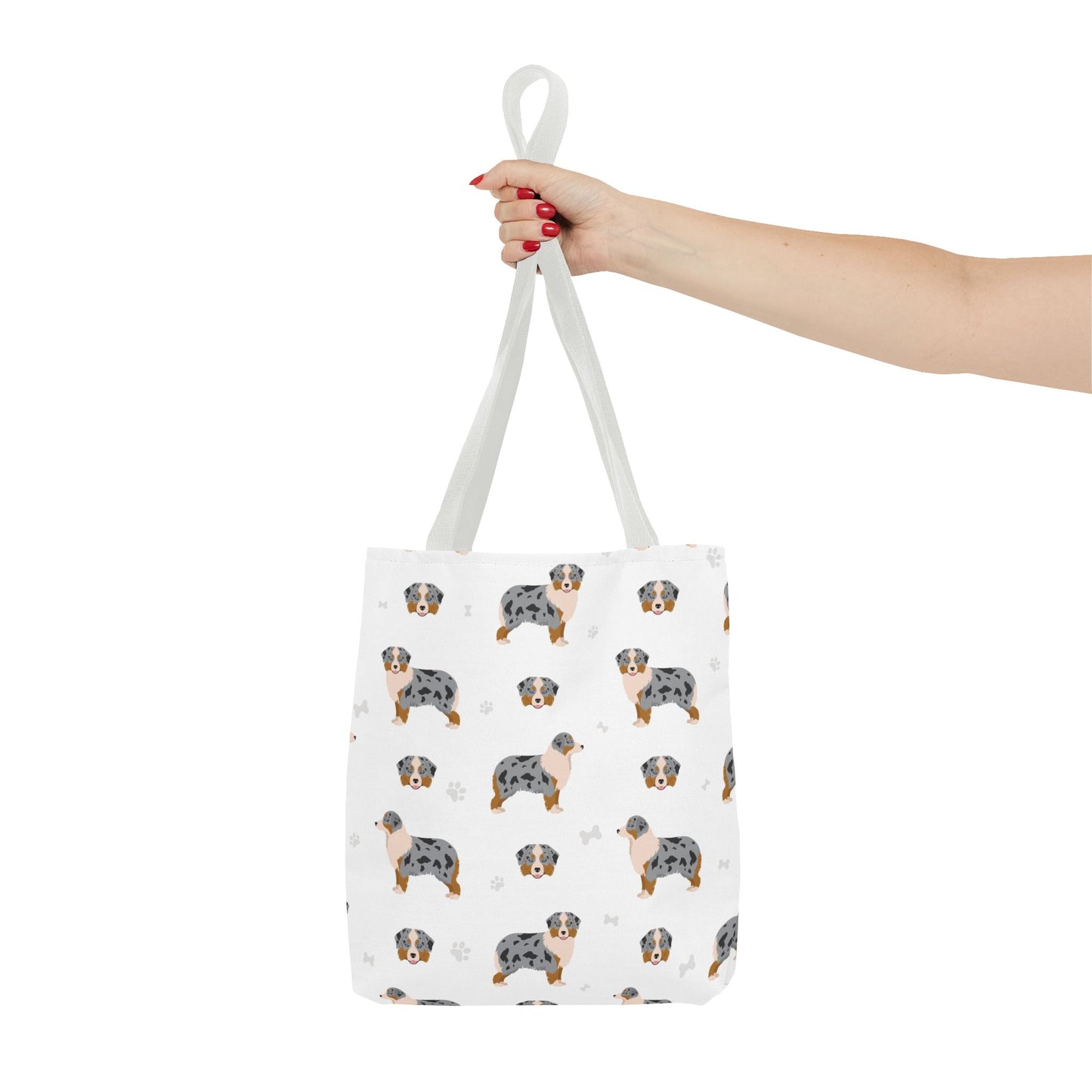Miniature Australian Shepherd Dog Tote Bag, Aussie Dog Mom Gift