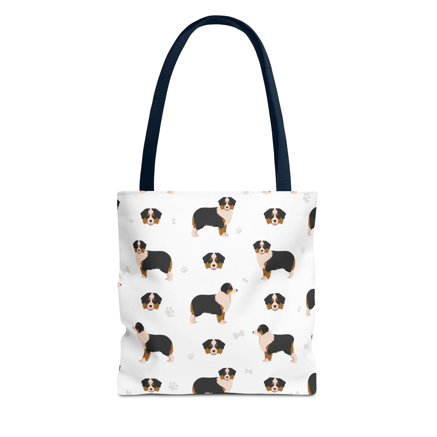 Miniature Australian Shepherd Dog Tote Bag, Aussie Dog Mom Gift