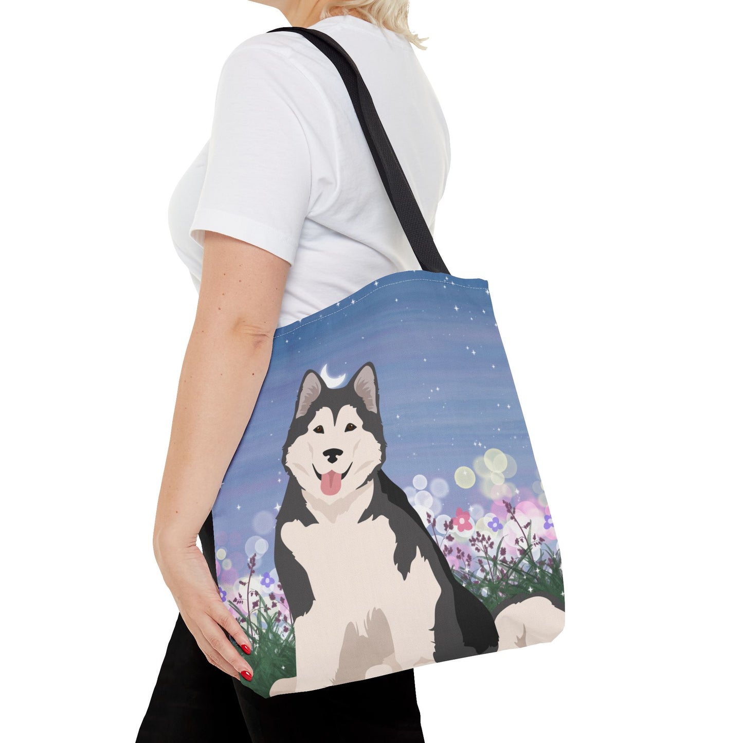 Alaskan Malamute Dog Tote Bag 16x16