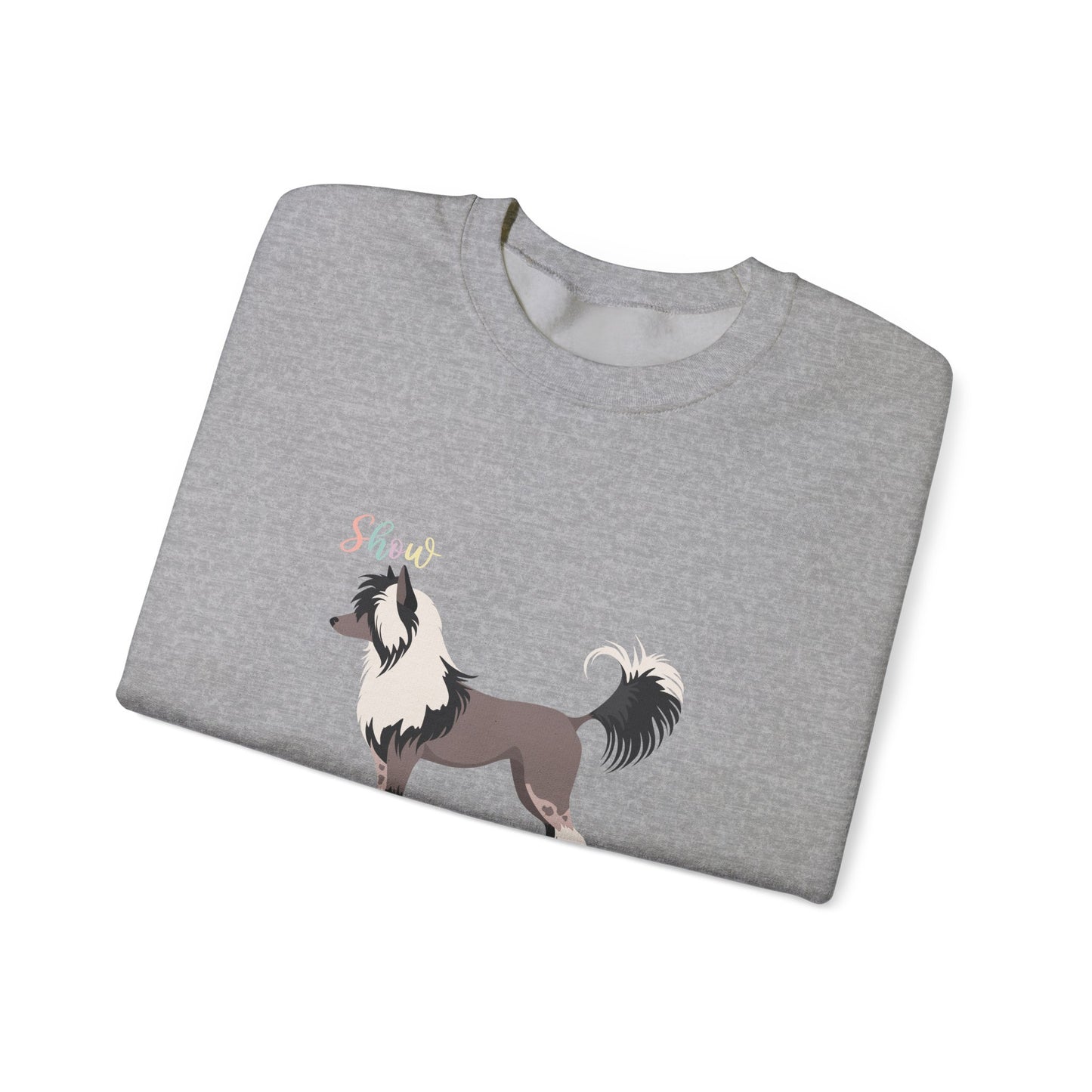 Chinese Crested Dog Dog Unisex Heavy Blend Crewneck Sweatshirt