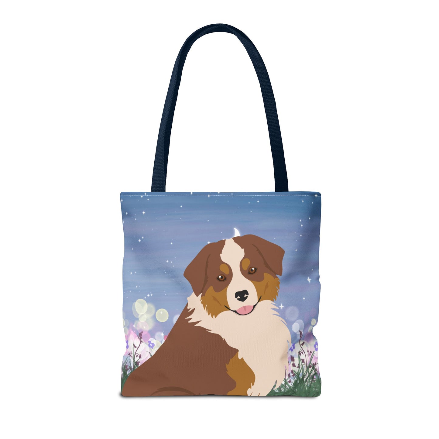 Miniature American Shepherd Dog Tote Bag 16x16