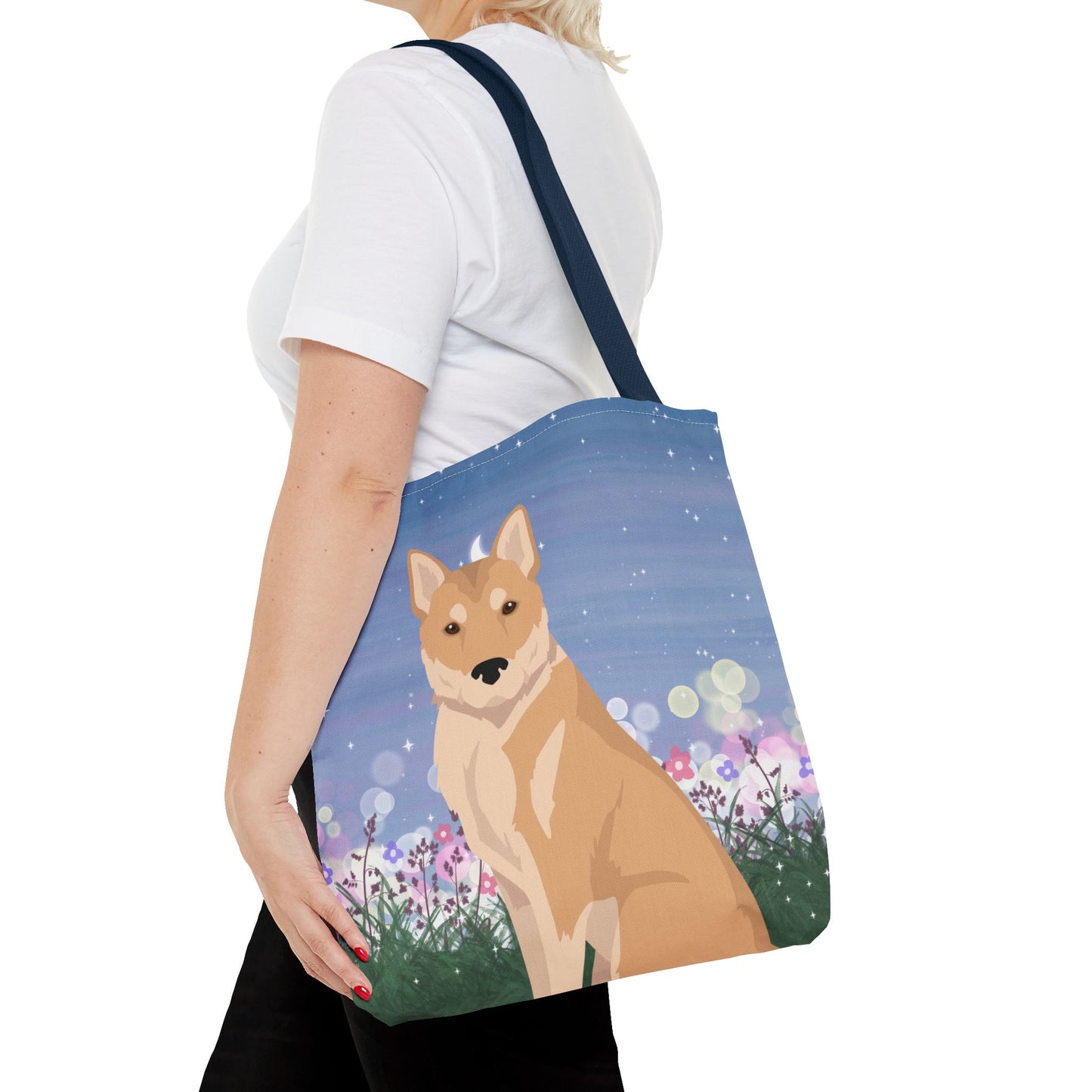 Korean Jindo Dog Tote Bag 16x16