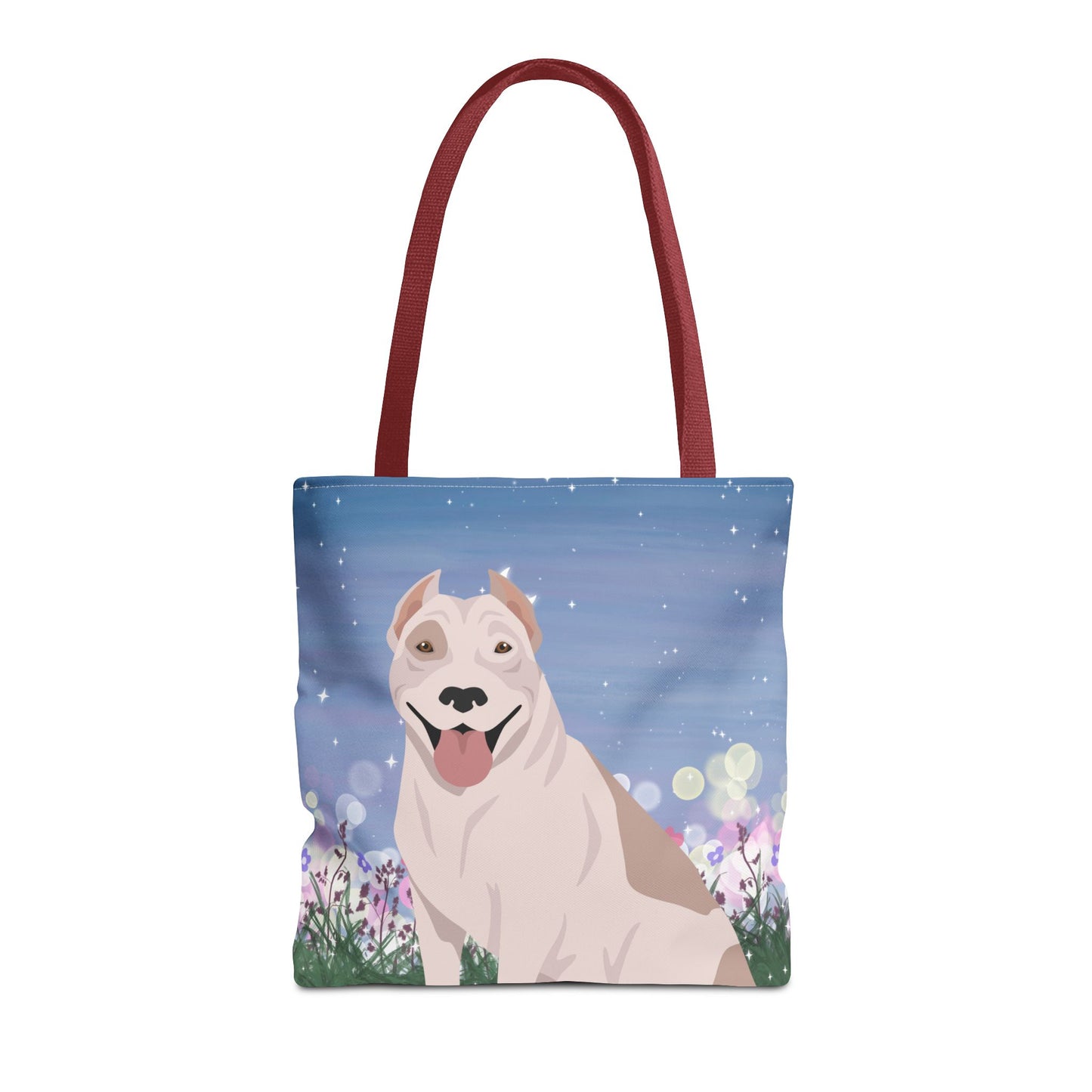 Pit Bull Dog Tote Bag 16x16