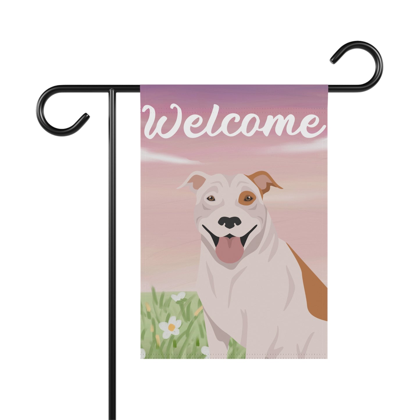 Pit Bull Dog Welcome Garden Flag