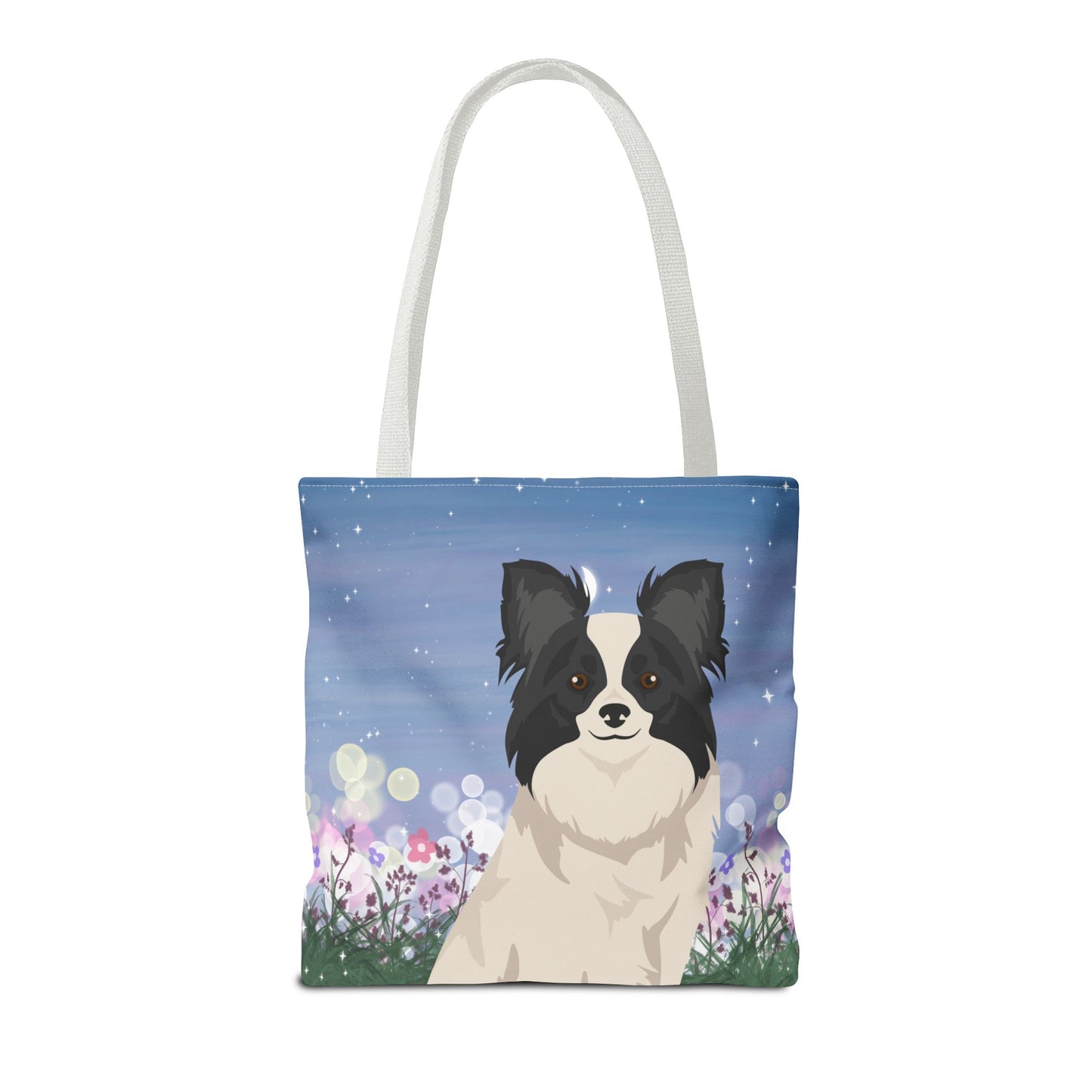 Papillon Dog Tote Bag 16x16