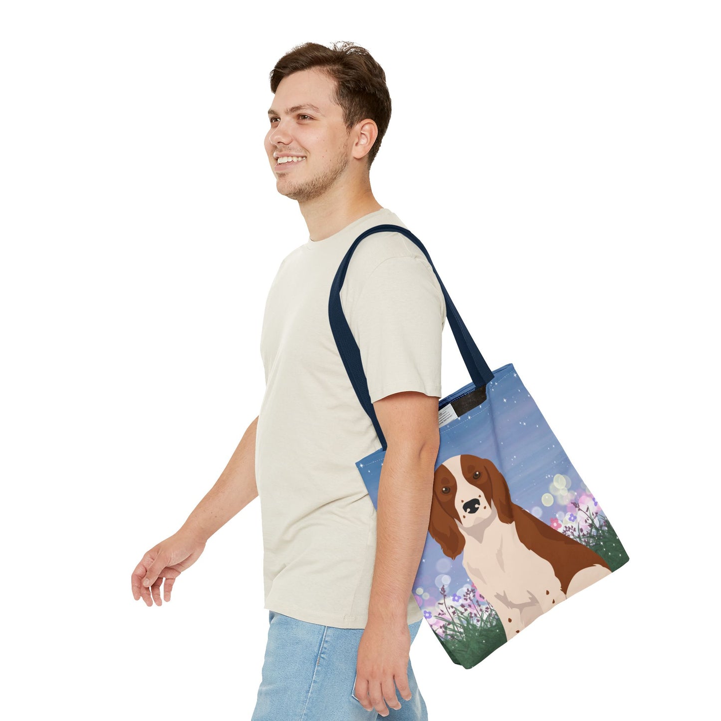 Welsh Springer Spaniel Dog Tote Bag 16x16