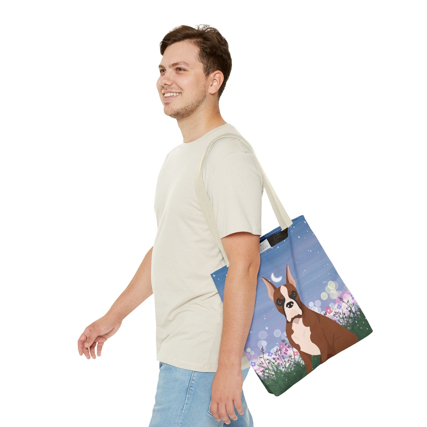 Boxer Dog Tote Bag 16x16
