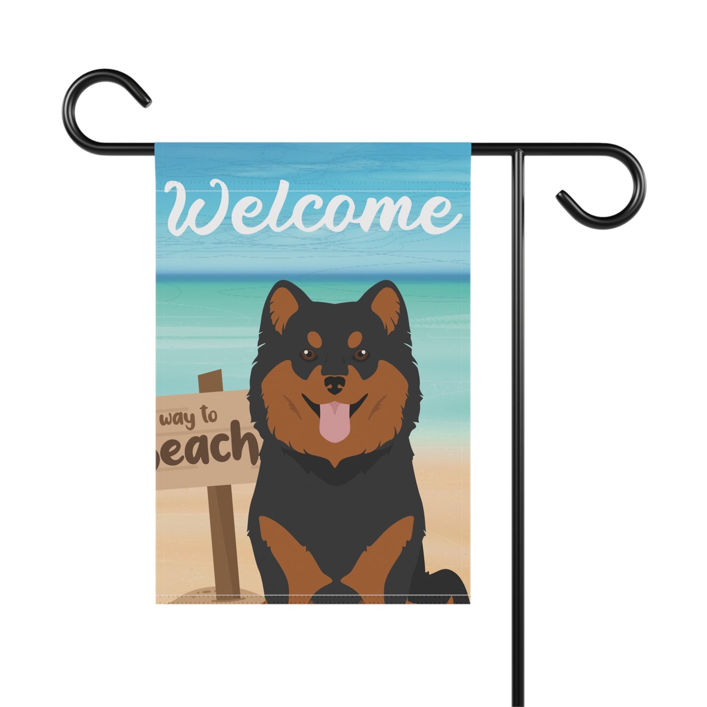 Finnish Lapphund Dog Garden Flag