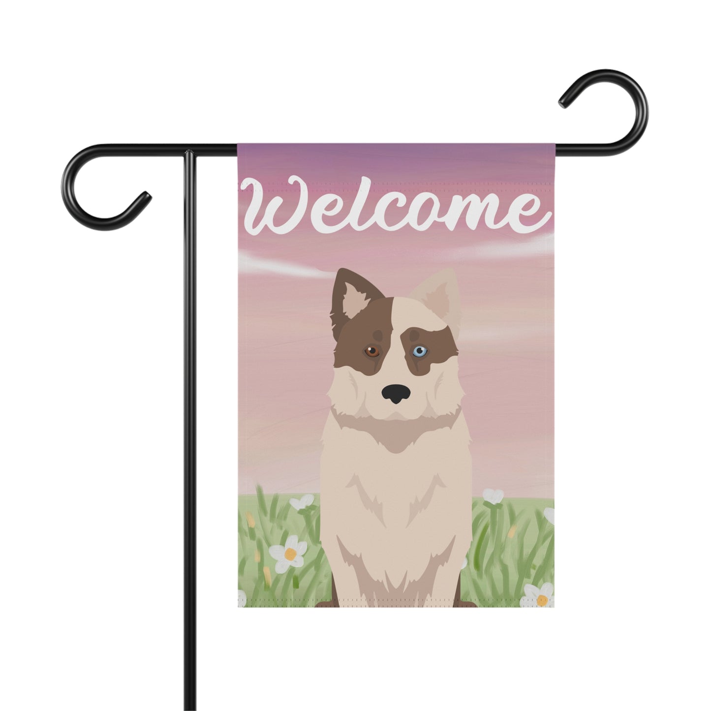 Yakutian Laika Dog Welcome Garden Flag