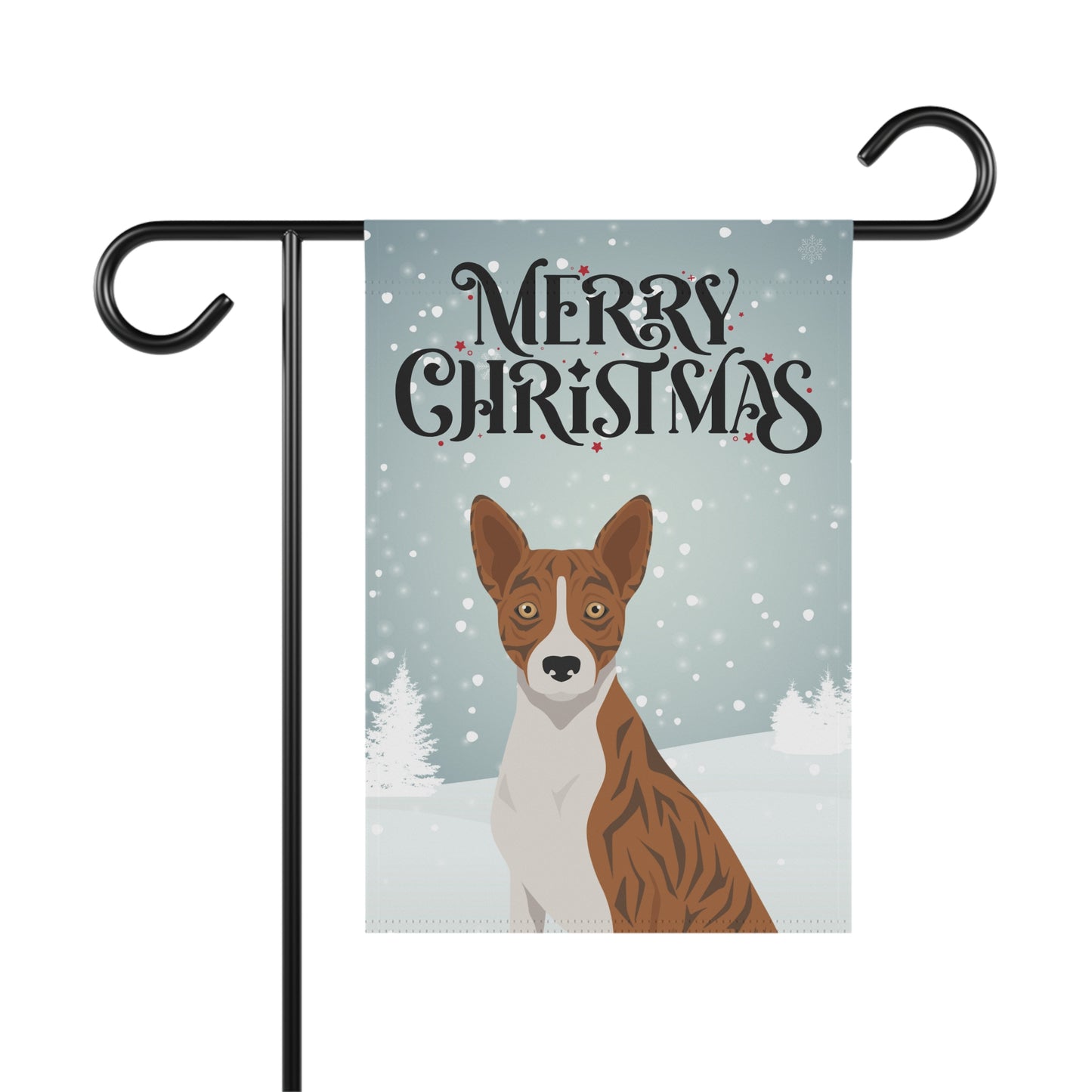 Basenji Dog Garden Flag