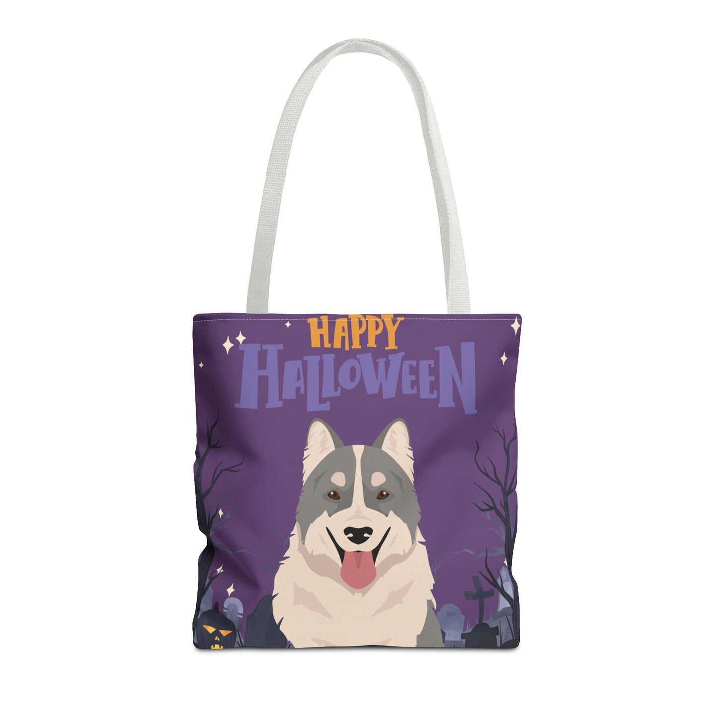Thai Bangkaew Dog Dog Happy Halloween Tote Bag 16x16