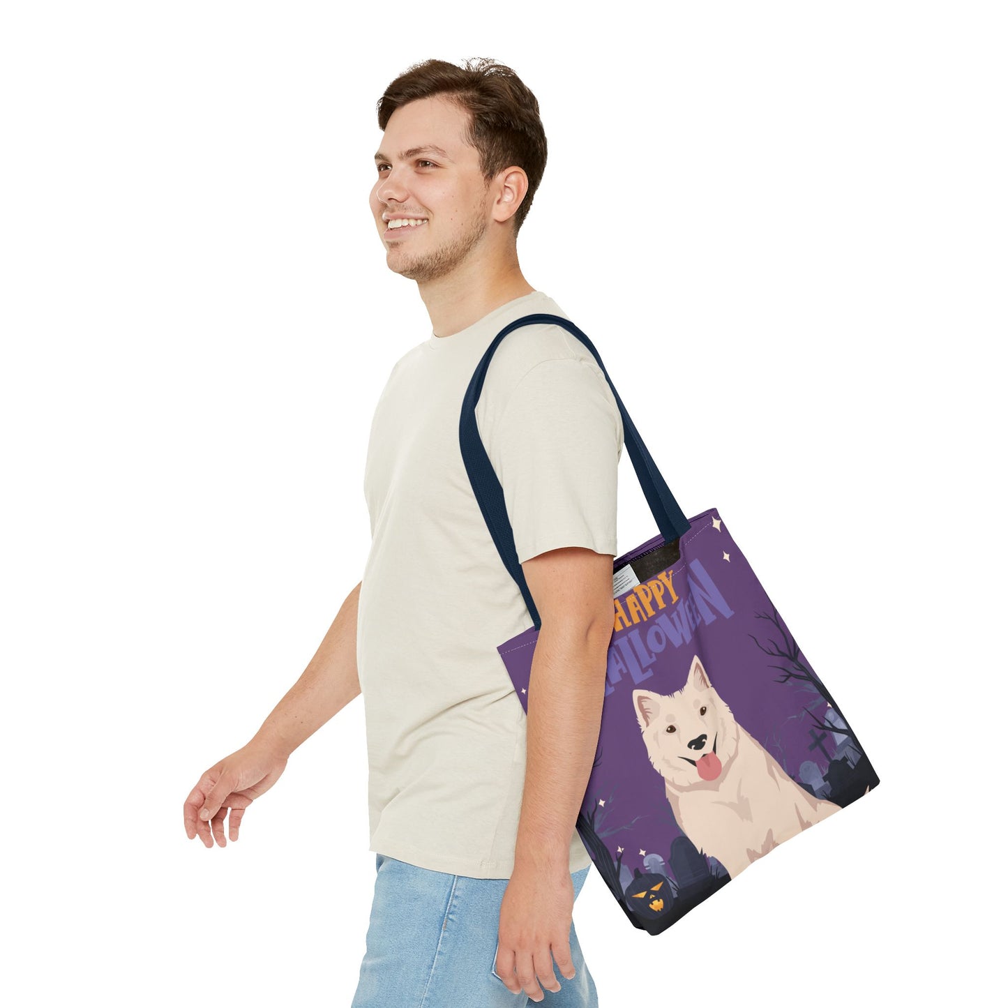 Kintamani Bali Dog Dog Happy Halloween Tote Bag 16x16