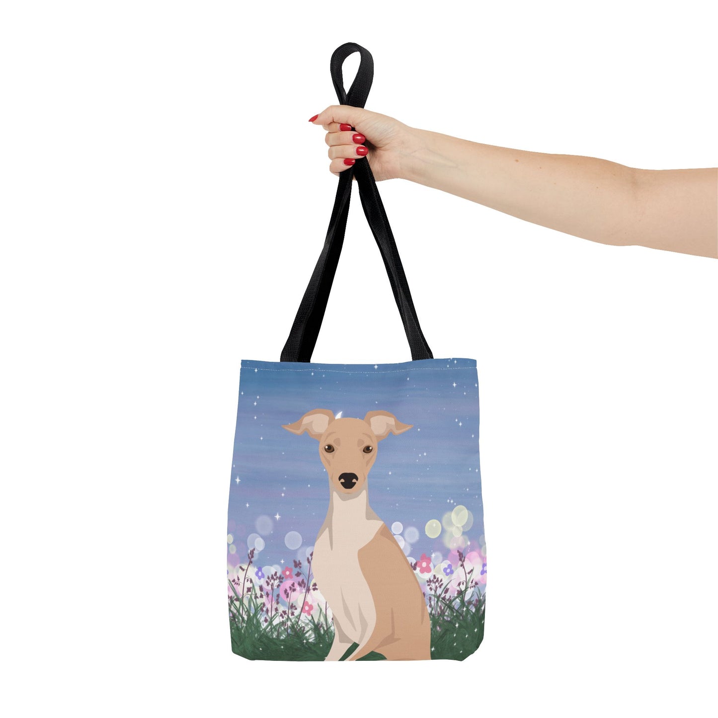 Italian Greyhound Dog Tote Bag 13x13