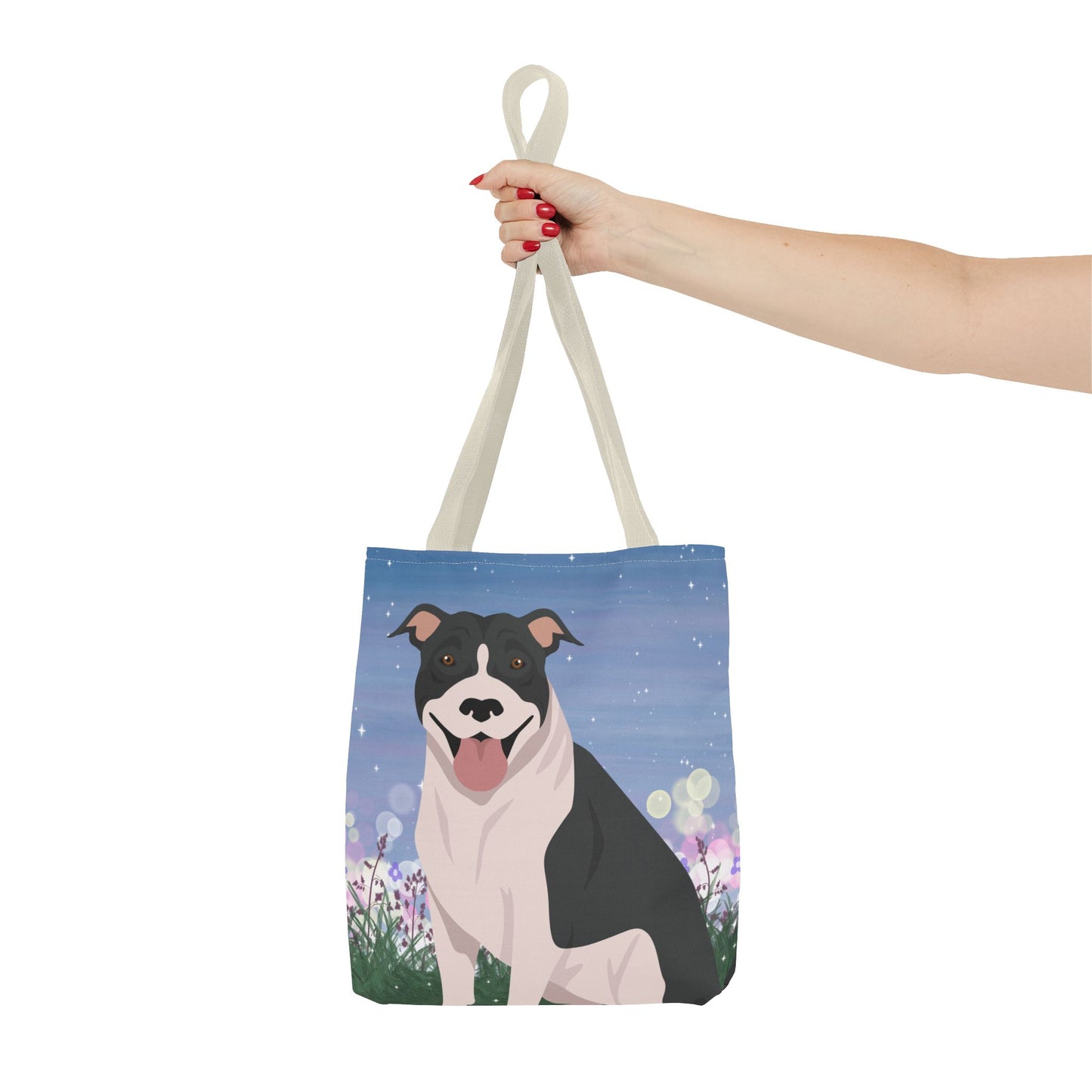 Pit Bull Dog Tote Bag 13x13