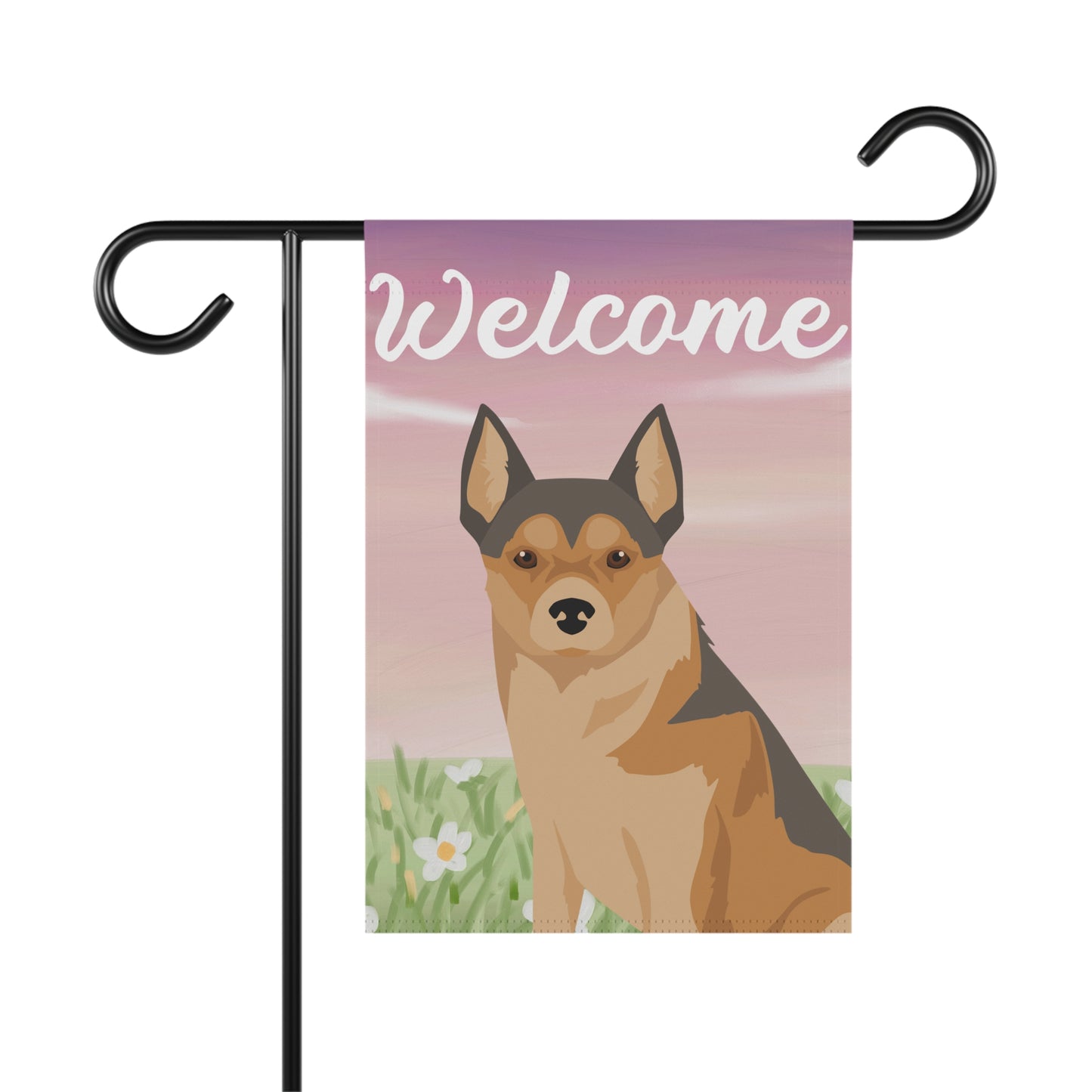 Norwegian Lundehund Dog Welcome Garden Flag
