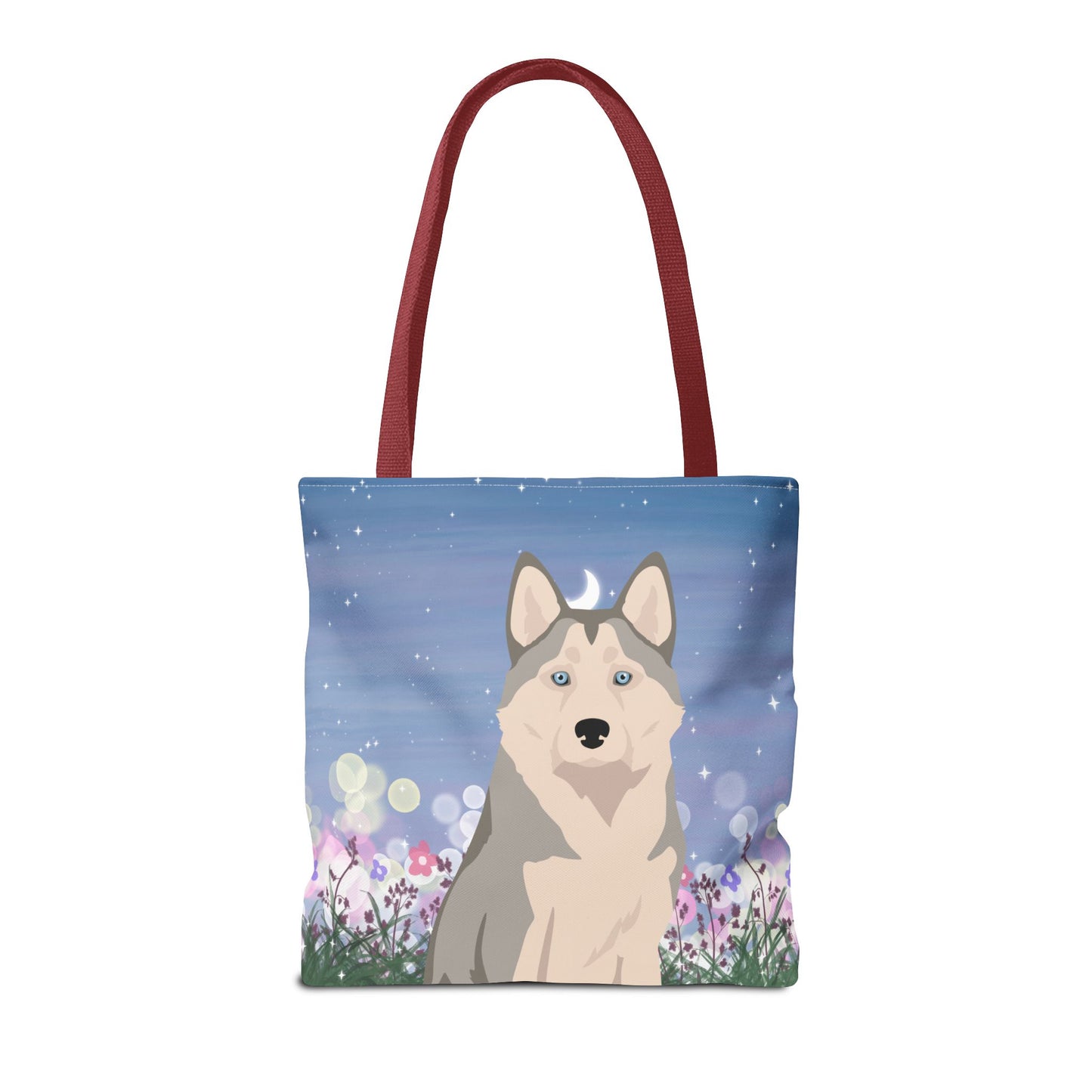 Alaskan Husky Dog Tote Bag 16x16