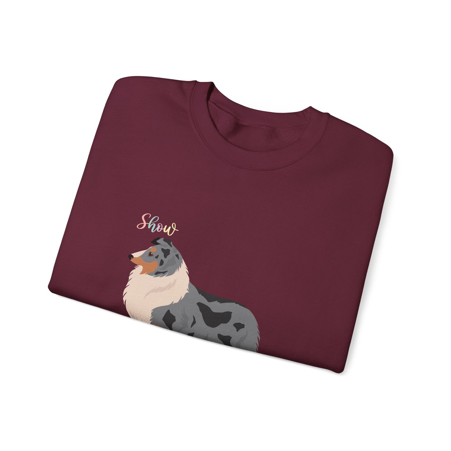 Shetland Sheepdog Dog Unisex Heavy Blend Crewneck Sweatshirt