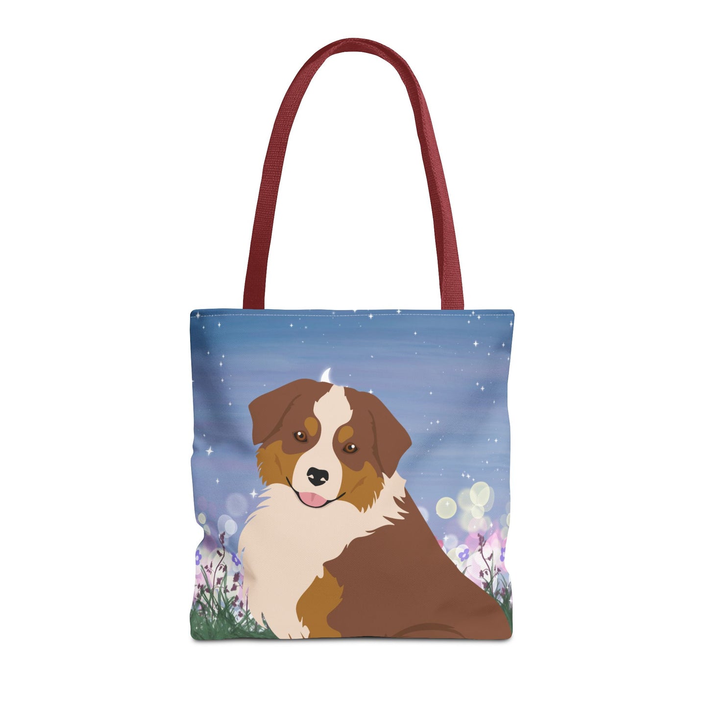 Miniature American Shepherd Dog Tote Bag 16x16