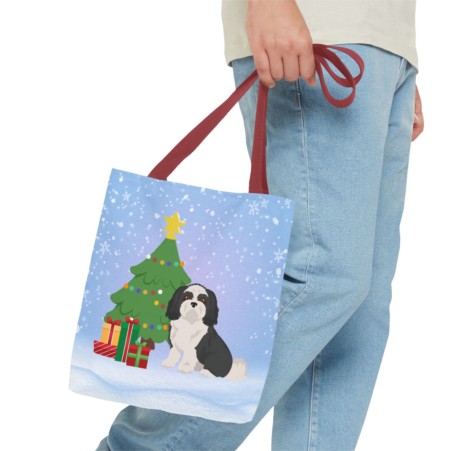 Shih Tzu Dog Tote Bag, Dog Mom Gift
