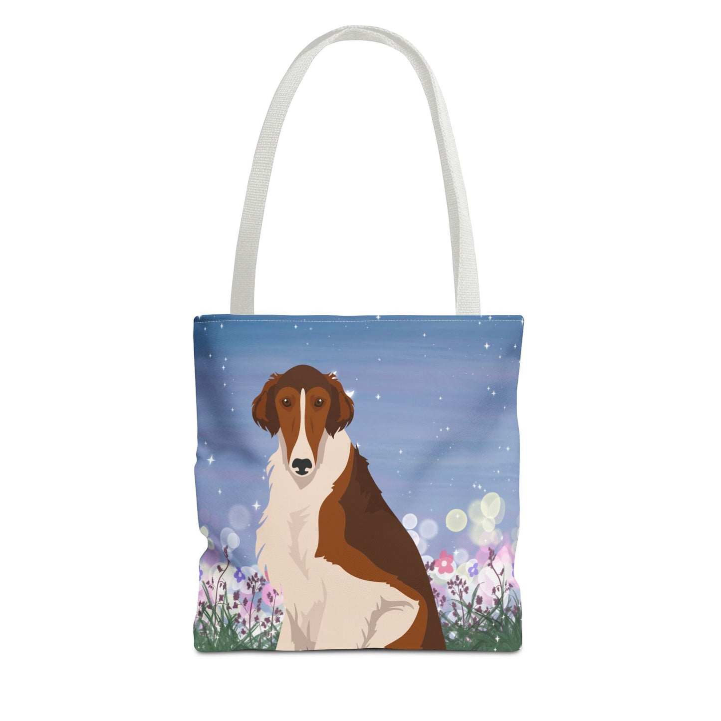 Borzoi Dog Tote Bag 13x13