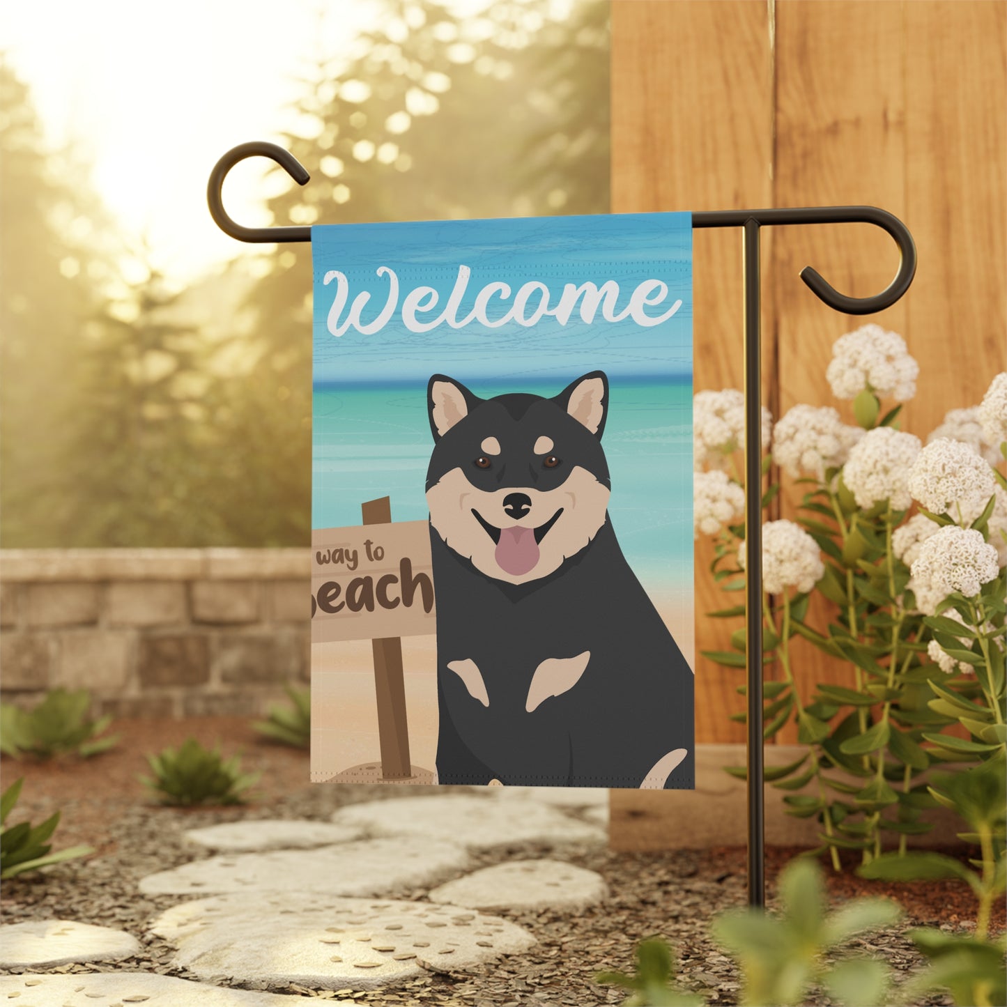 Shiba Inu Dog Garden Flag