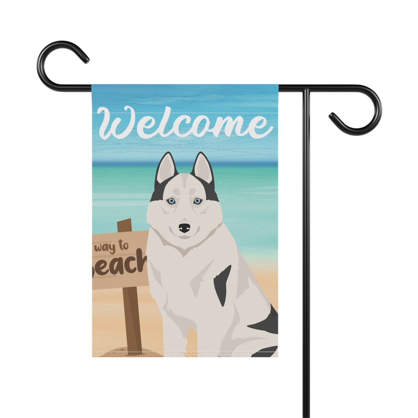 Siberian Husky Dog Garden Flag