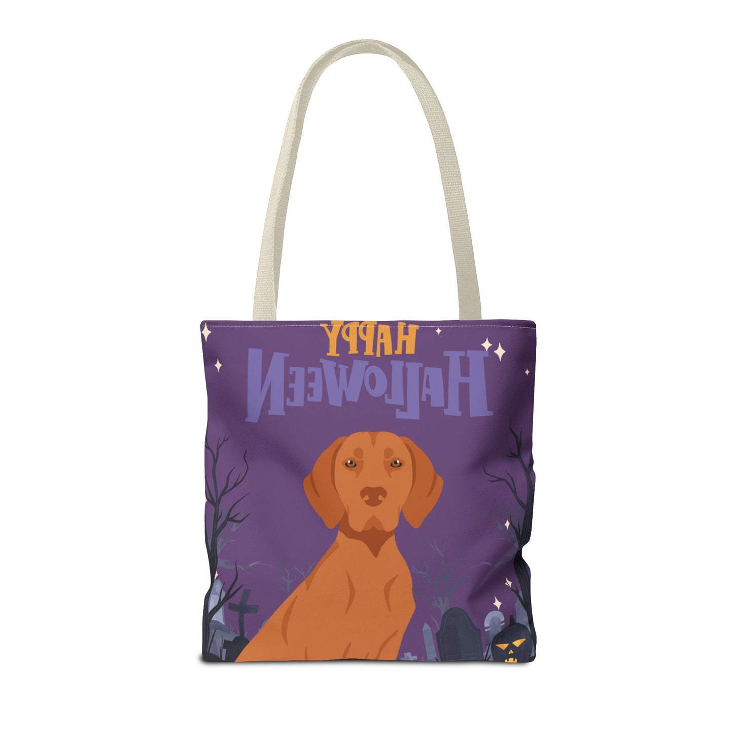 Vizsla Dog Happy Halloween Tote Bag 16x16