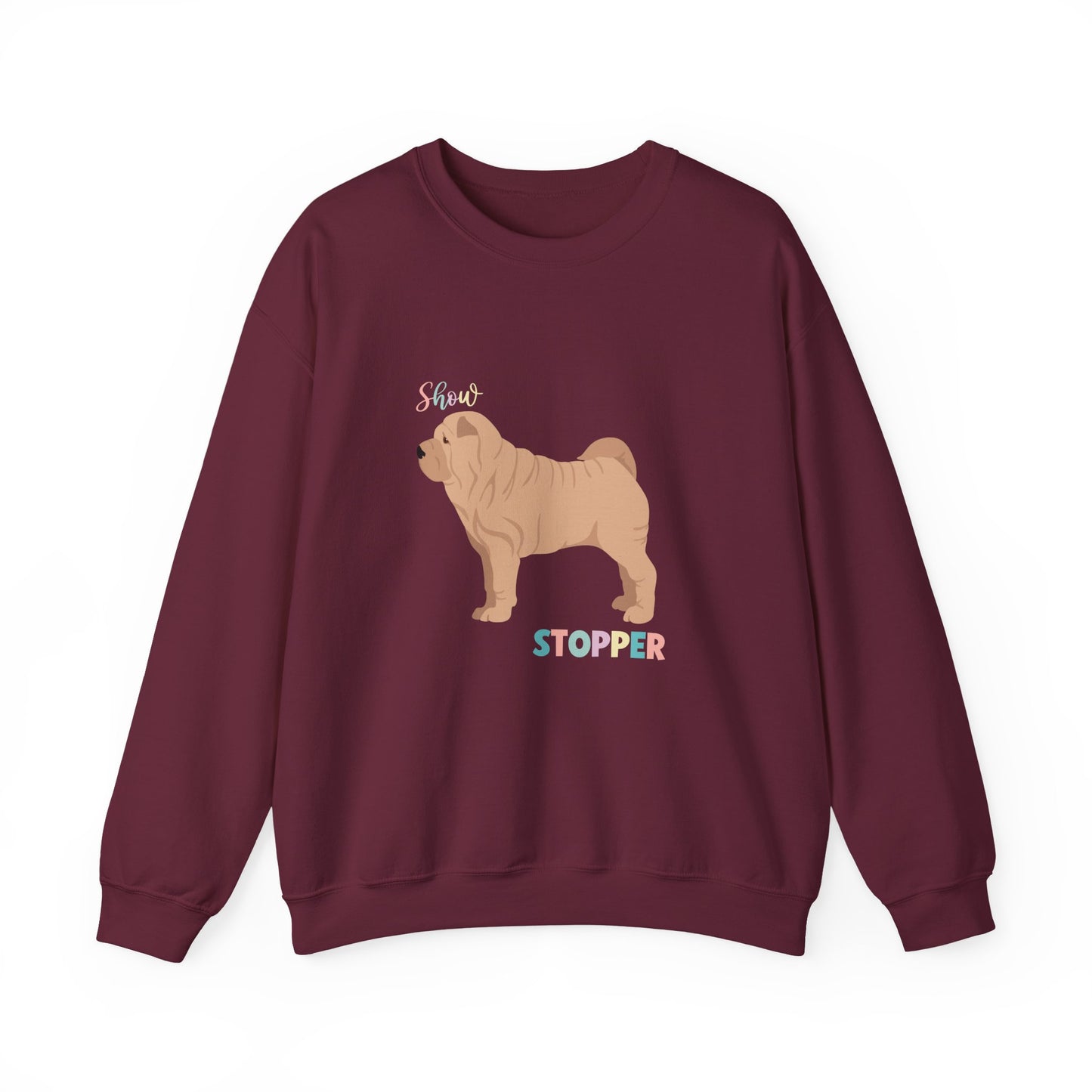 Shar Pei Dog Unisex Heavy Blend Crewneck Sweatshirt