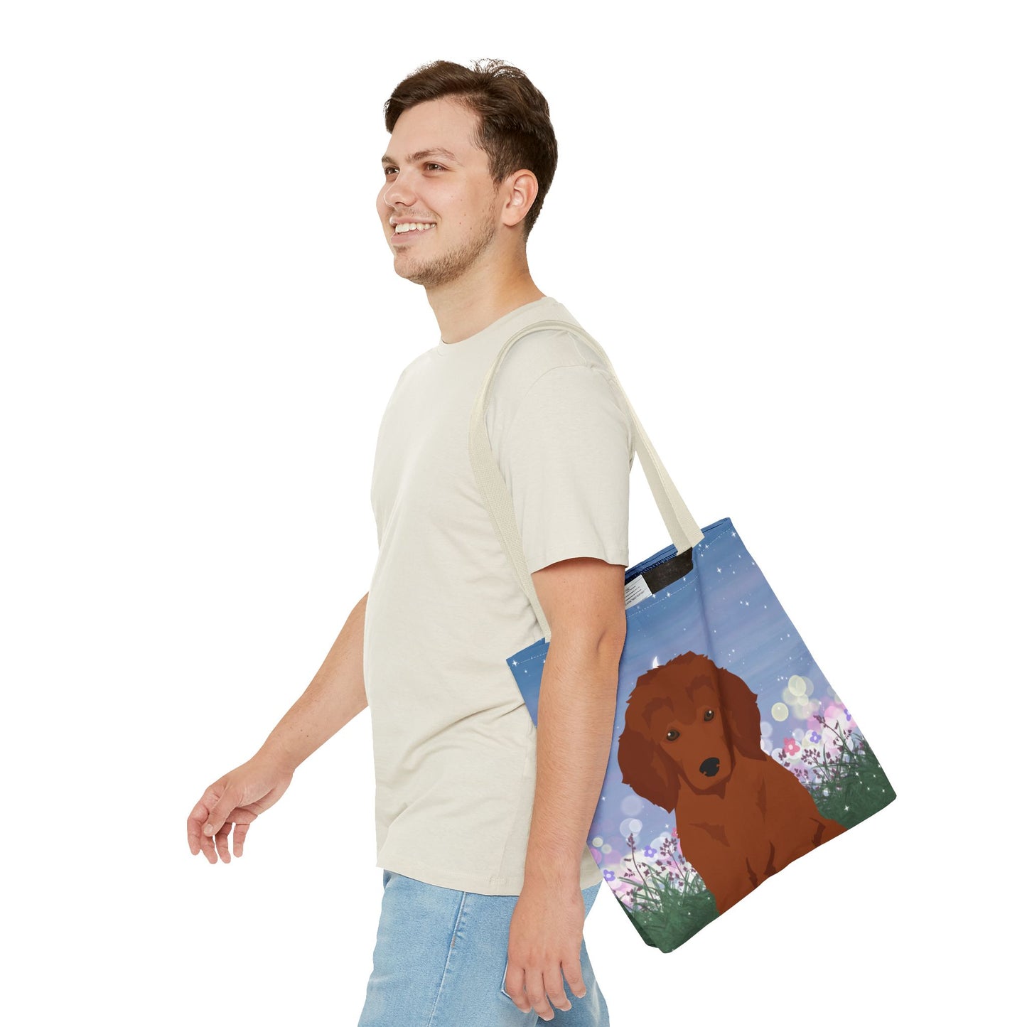 Poodle Dog Tote Bag 16x16