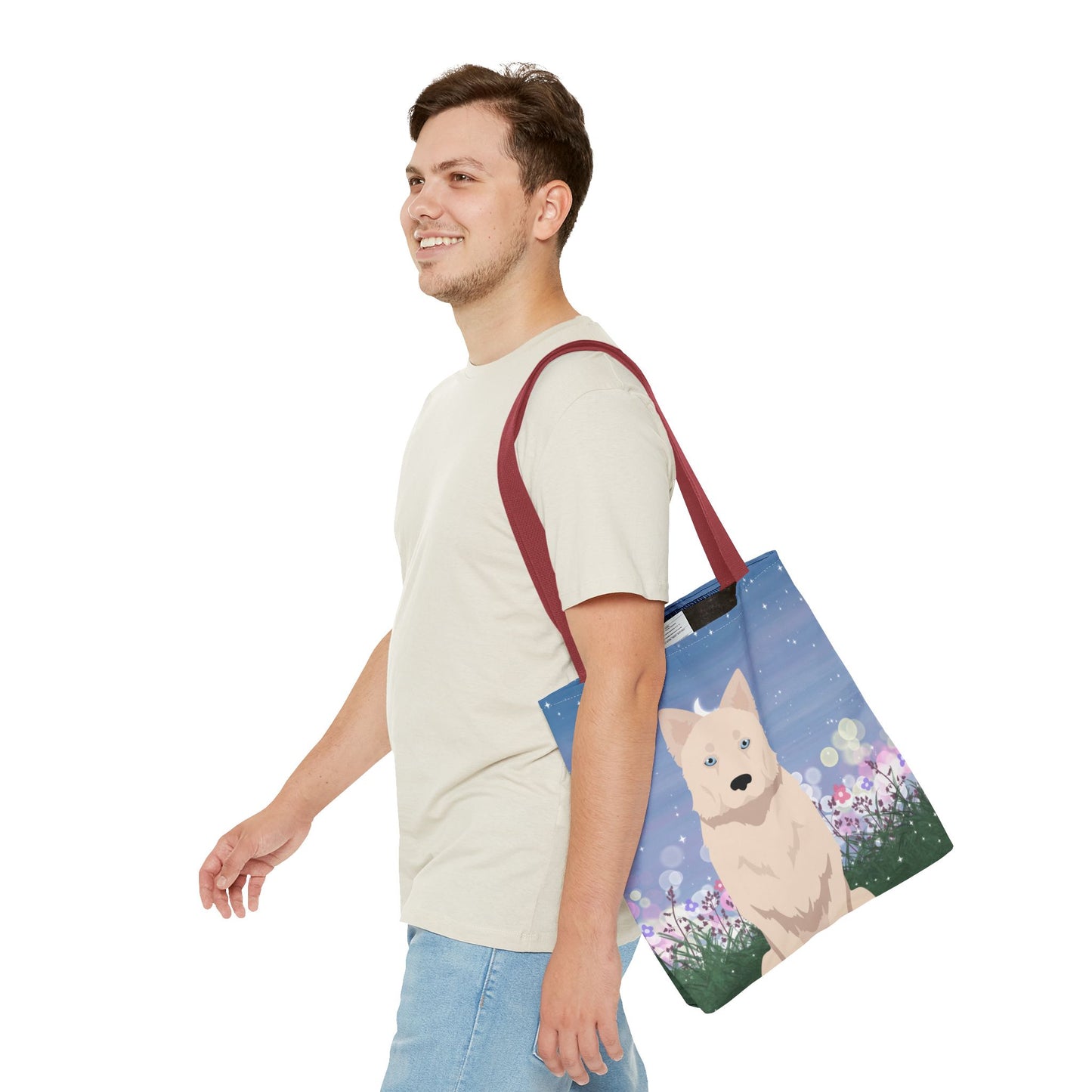Yakutian Laika Dog Tote Bag 16x16