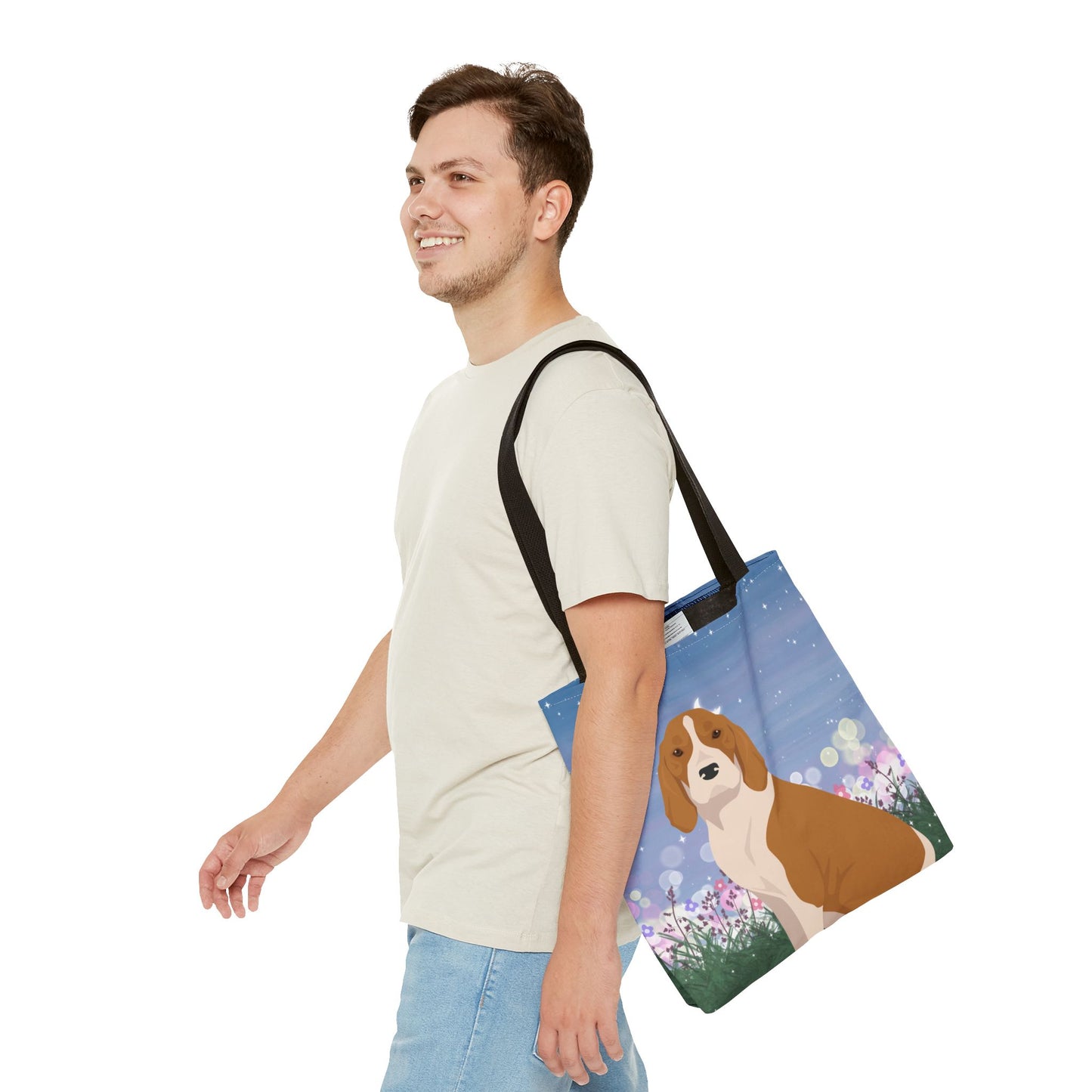 American English Coonhound Dog Tote Bag 16x16