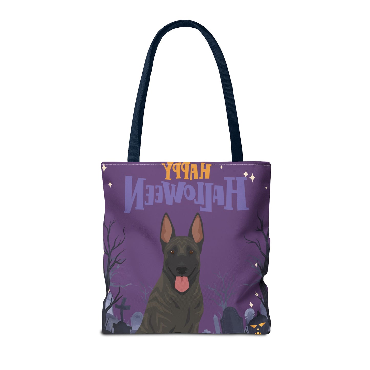 Dutch Shepherd Dog Happy Halloween Tote Bag 16x16