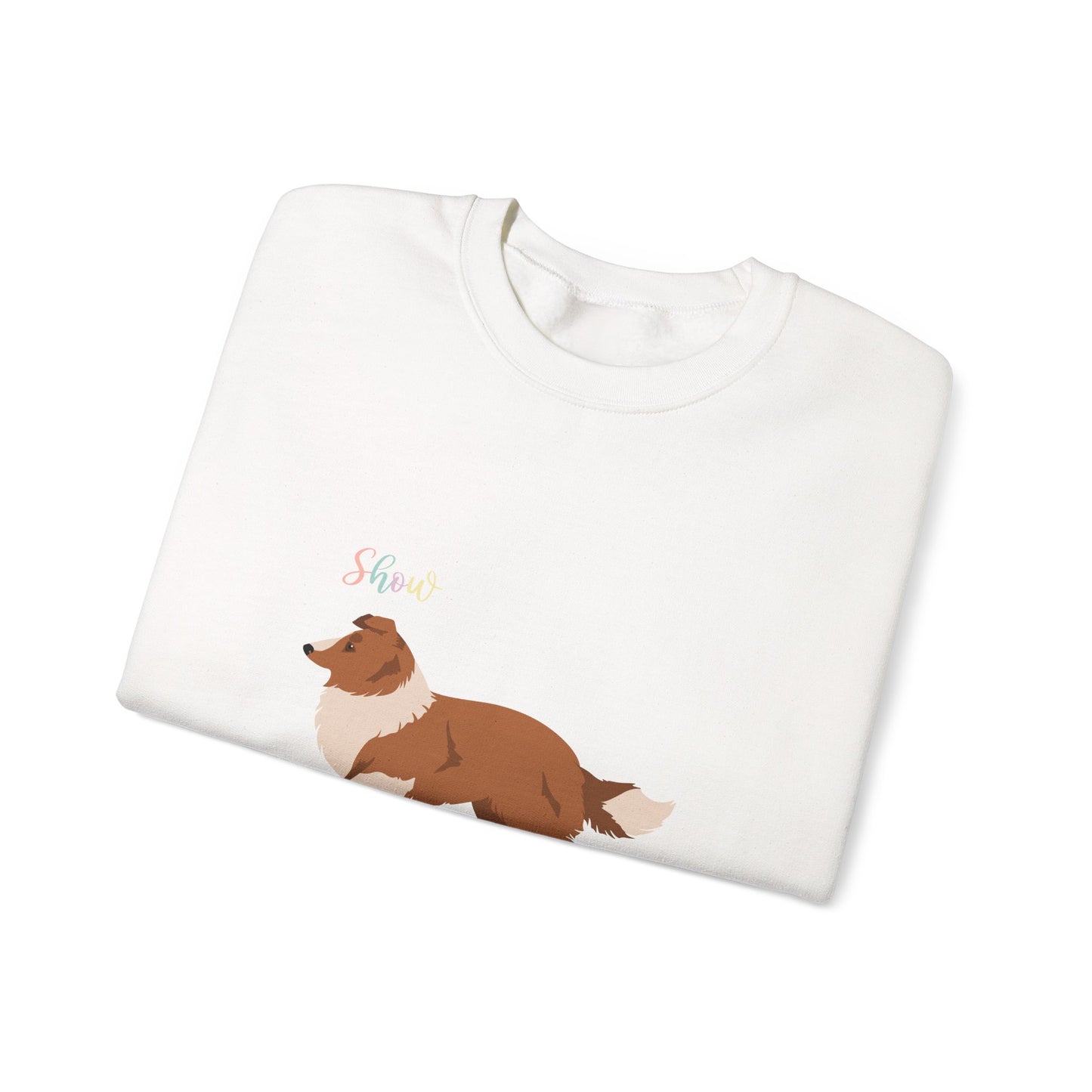 Shetland Sheepdog Dog Unisex Heavy Blend Crewneck Sweatshirt