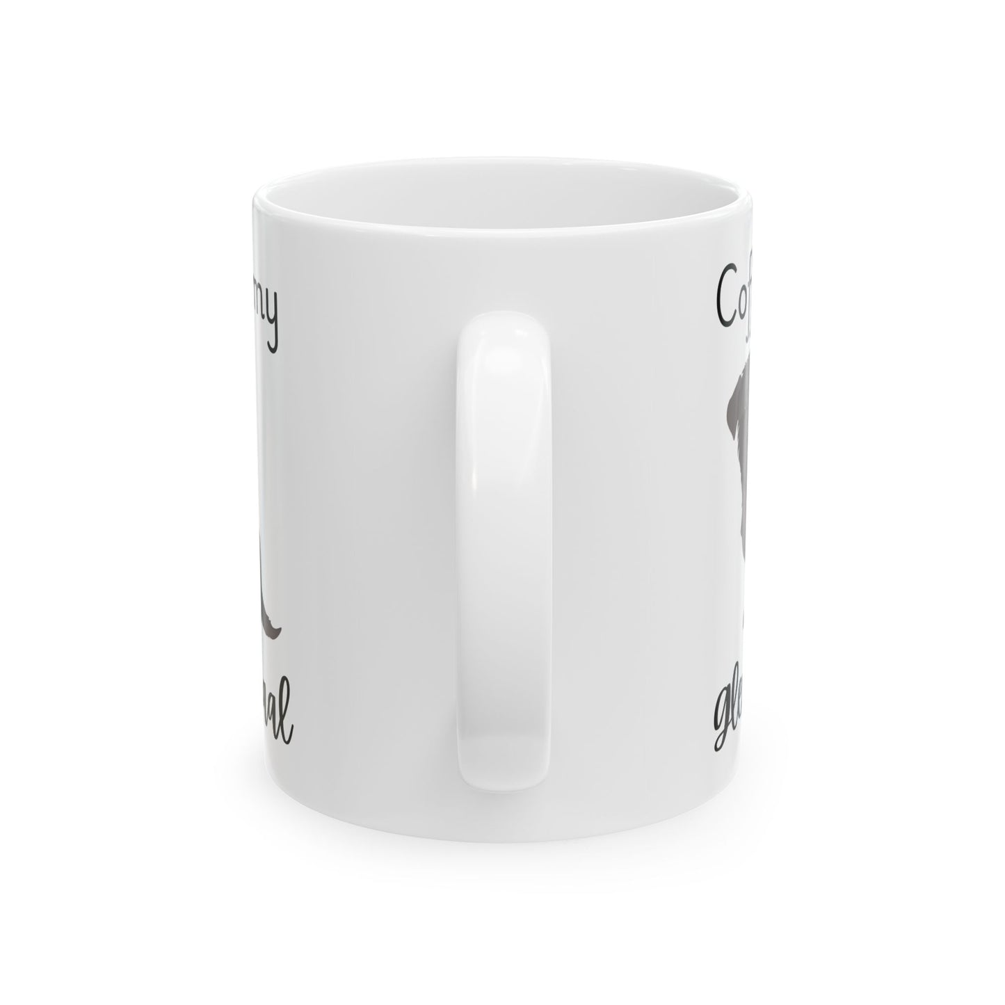 Coffee and My Glen Of Imaal Ceramic Mug | Dog Lover Gift, Pet Owner Cup, Cute Mug for Dog Moms, Funny Mug for Coffee Lovers