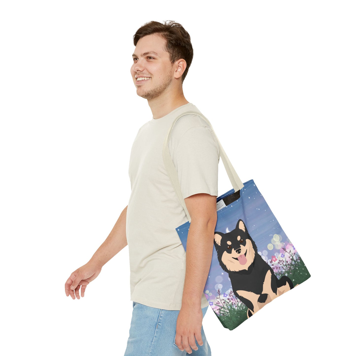 Finnish Lapphund Dog Tote Bag 16x16