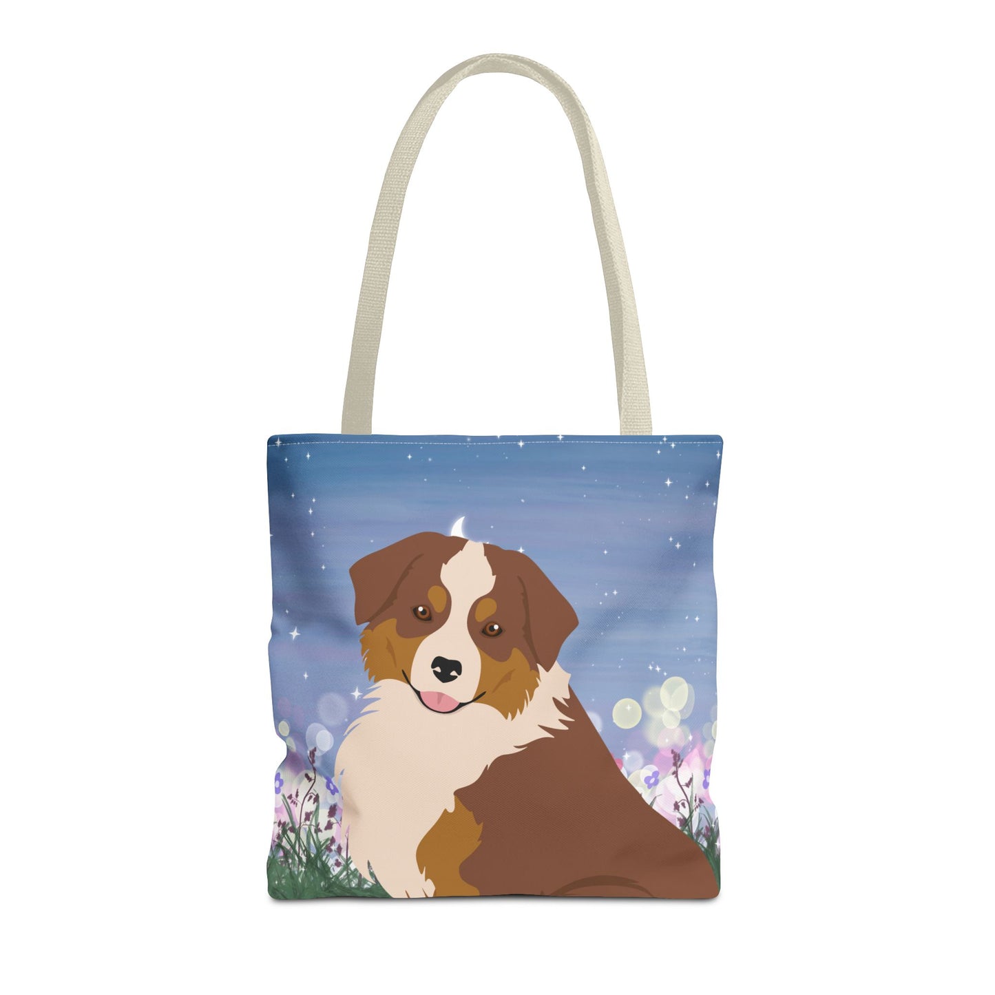Miniature American Shepherd Dog Tote Bag 16x16