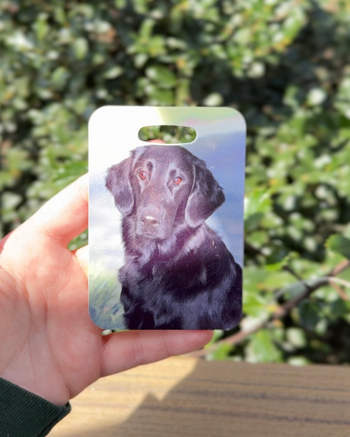 Flat Coated Retriever Dog Luggage Tag
