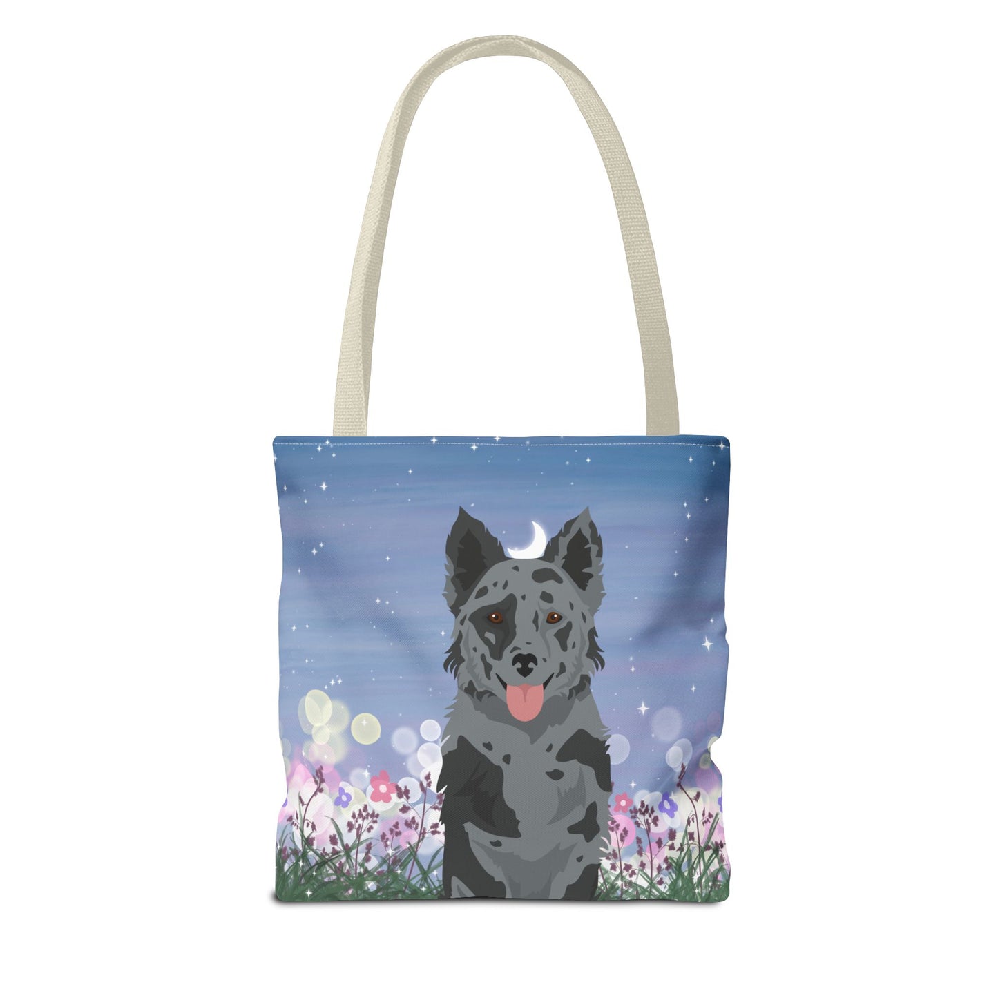 Mudi Dog Tote Bag 13x13