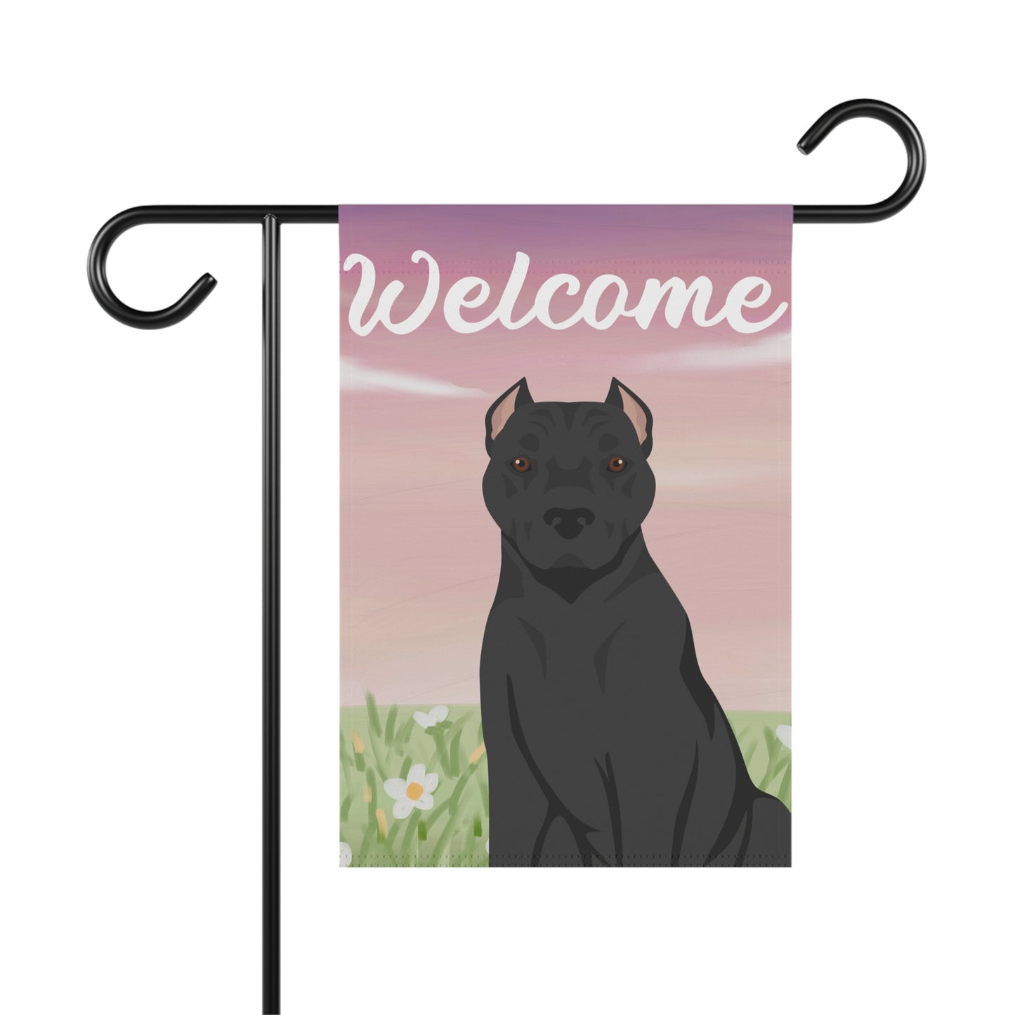 American Staffordshire Terrier Dog Welcome Garden Flag