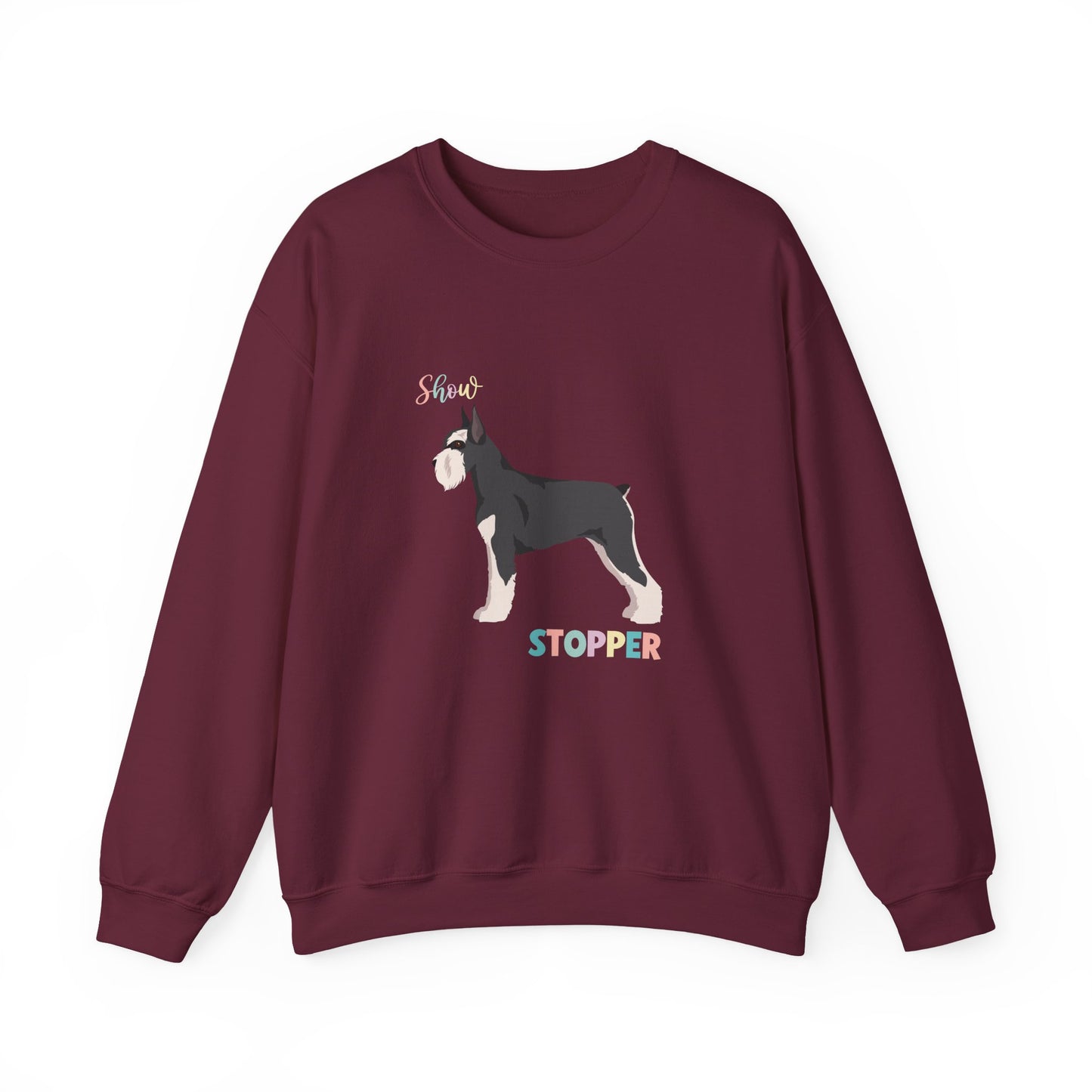 Schnauzer Dog Unisex Heavy Blend Crewneck Sweatshirt