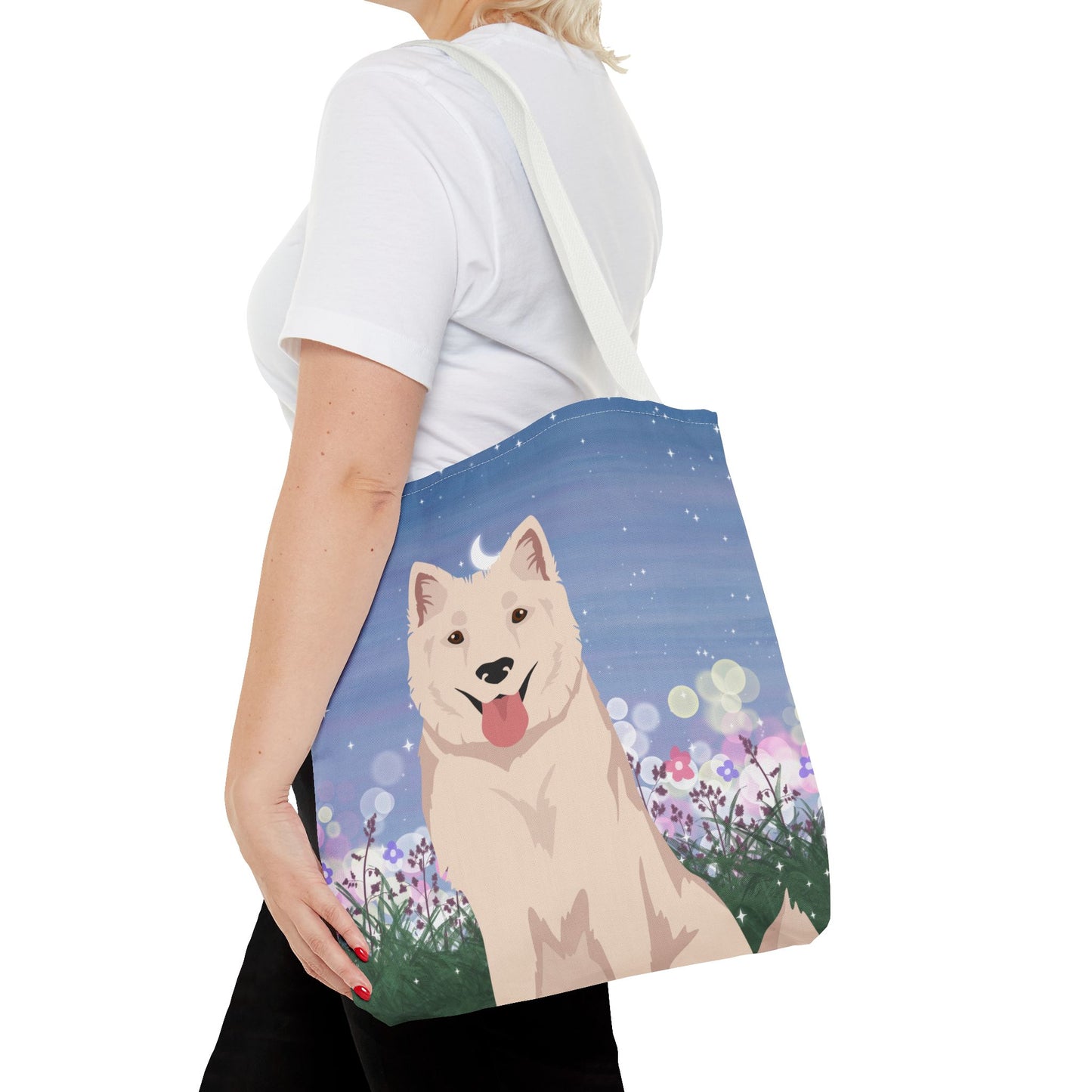 Kintamani Bail Dog Tote Bag 16x16