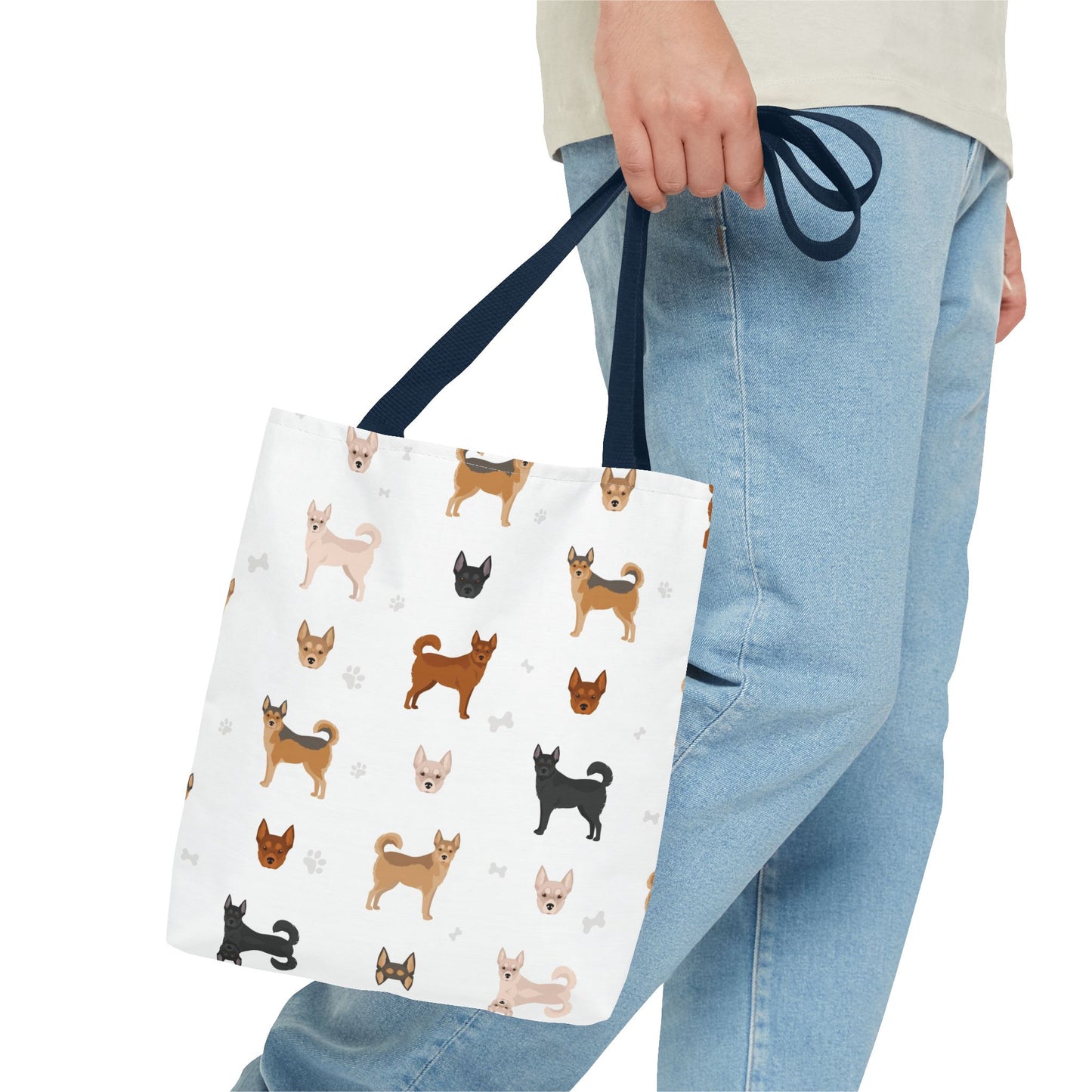 Norwegian Lundehund Dog Tote Bag